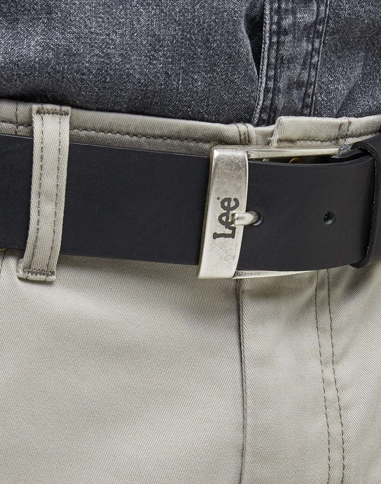Wrangler Hüftgürtel »Lee Gürtel Leather Belt Logo Buckle«