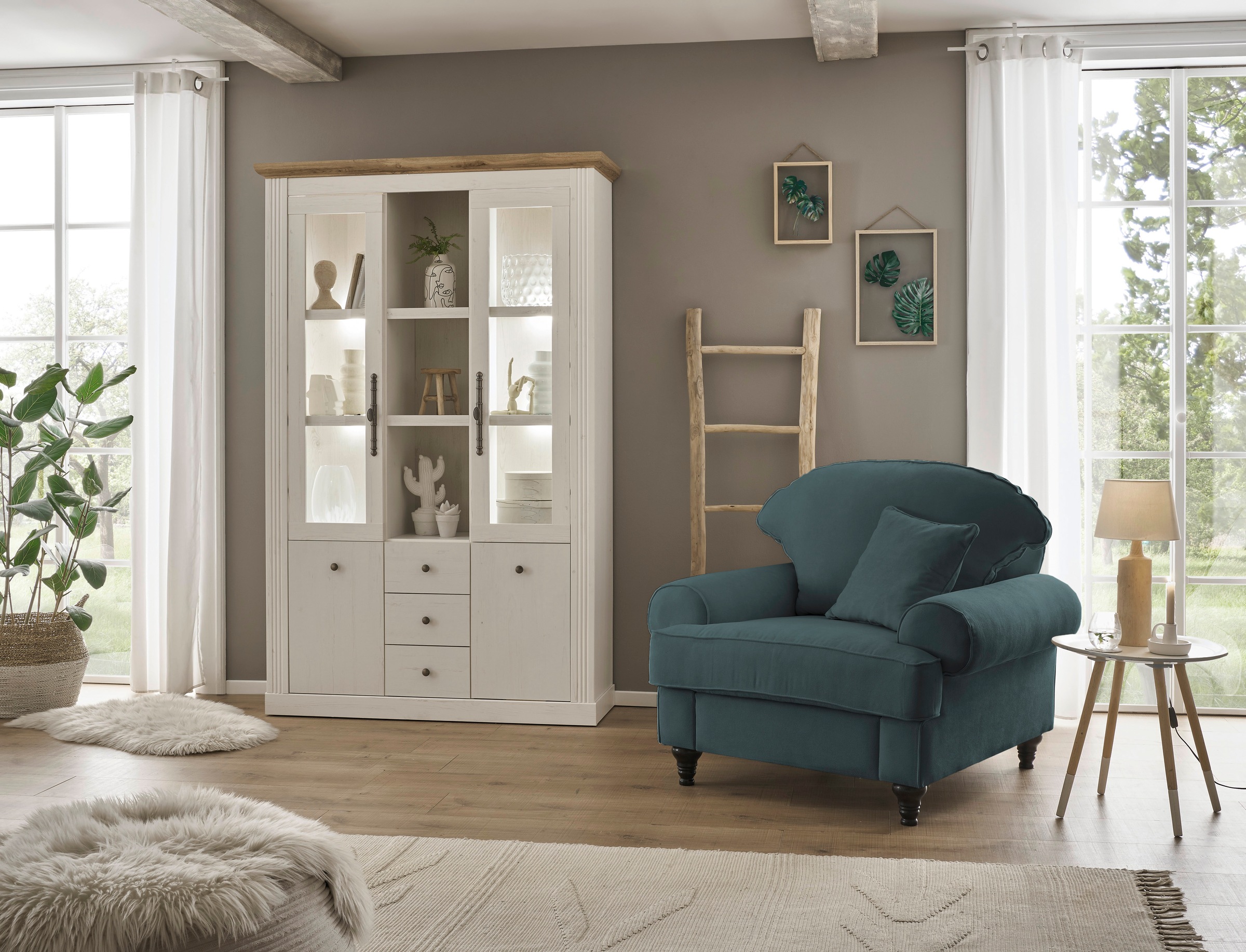 Home affaire Sessel »WESTMINSTER«, mit Federkern-Polsterung