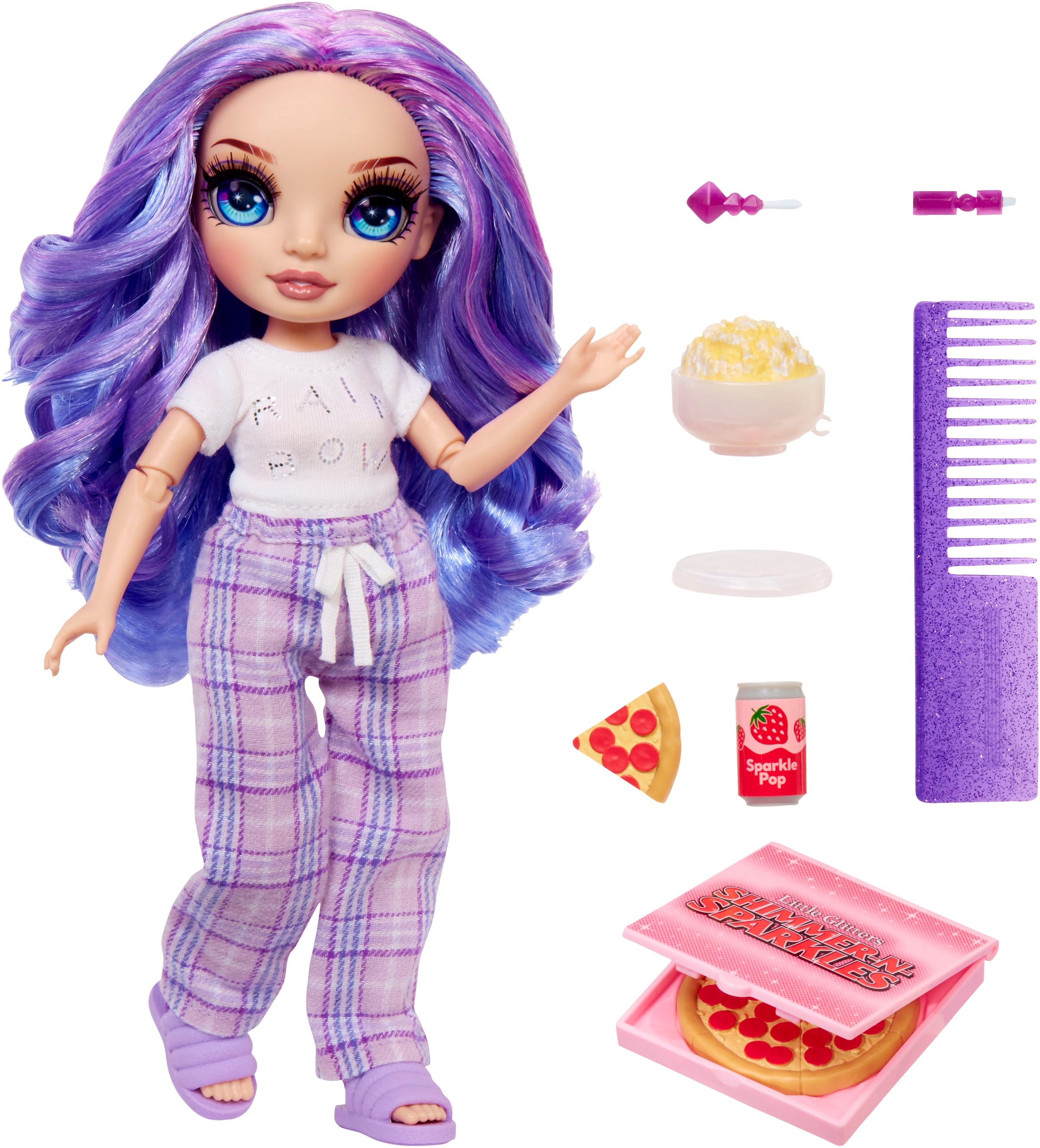 RAINBOW HIGH Poupée à habiller »Junior High PJ Party Fashion Doll Violet (Purple)«