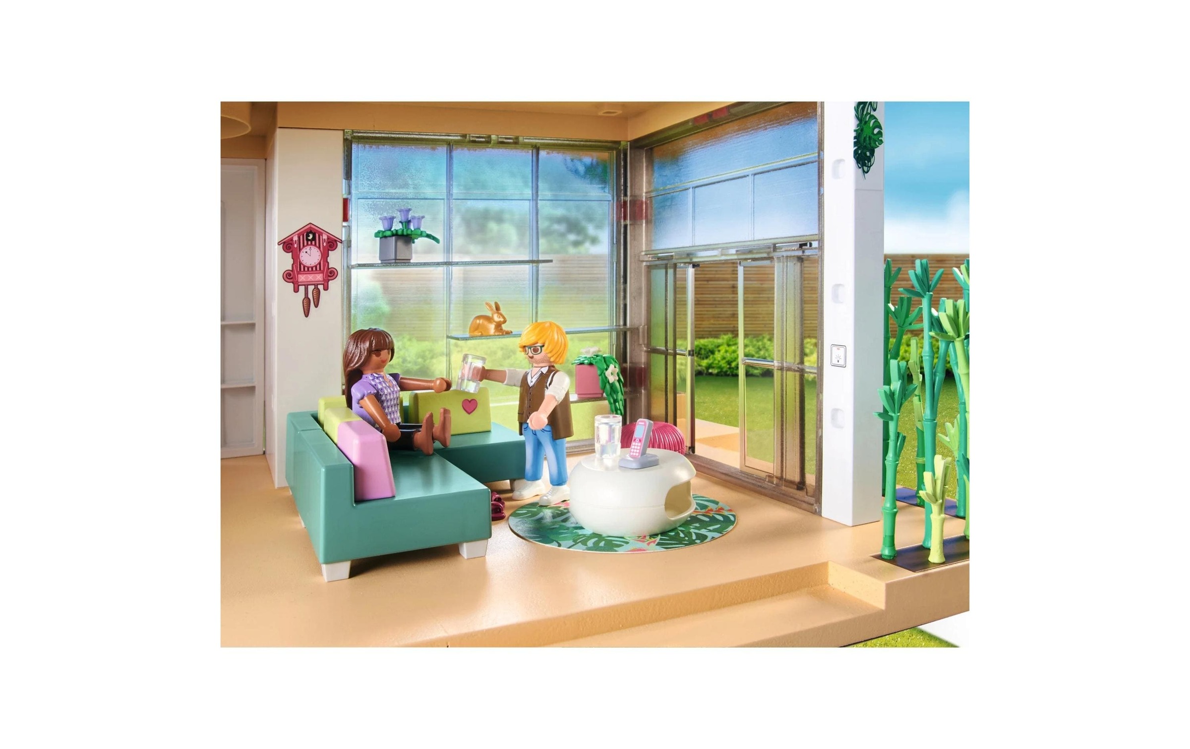 Playmobil® Spielbausteine »My Life Wohnhaus mit Wintergarten 71607«, (312 St.)
