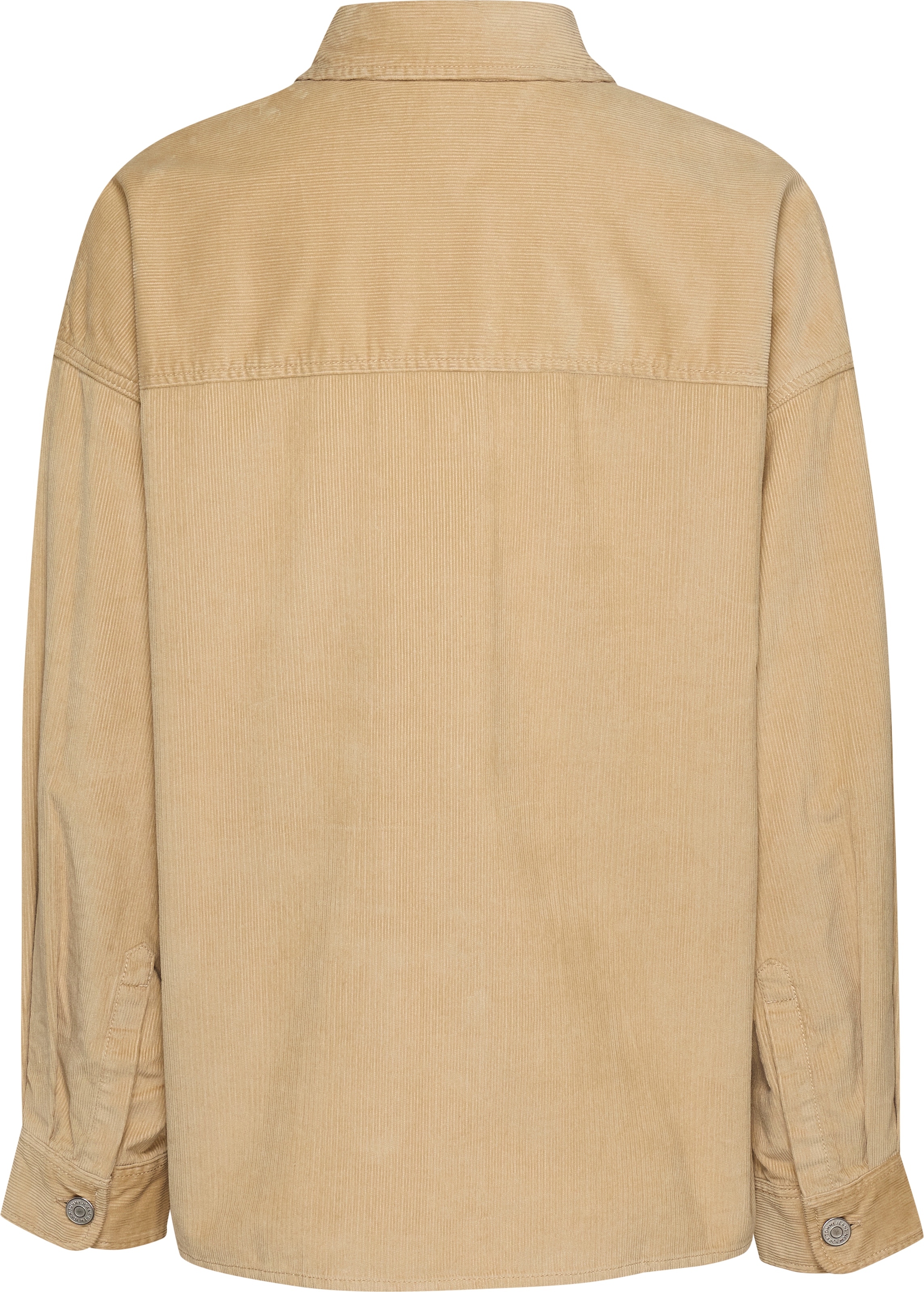 Tommy Jeans Outdoorbluse »TJW FINE CORD OVERSHIRT«, aus Feincord, Logo-Flag