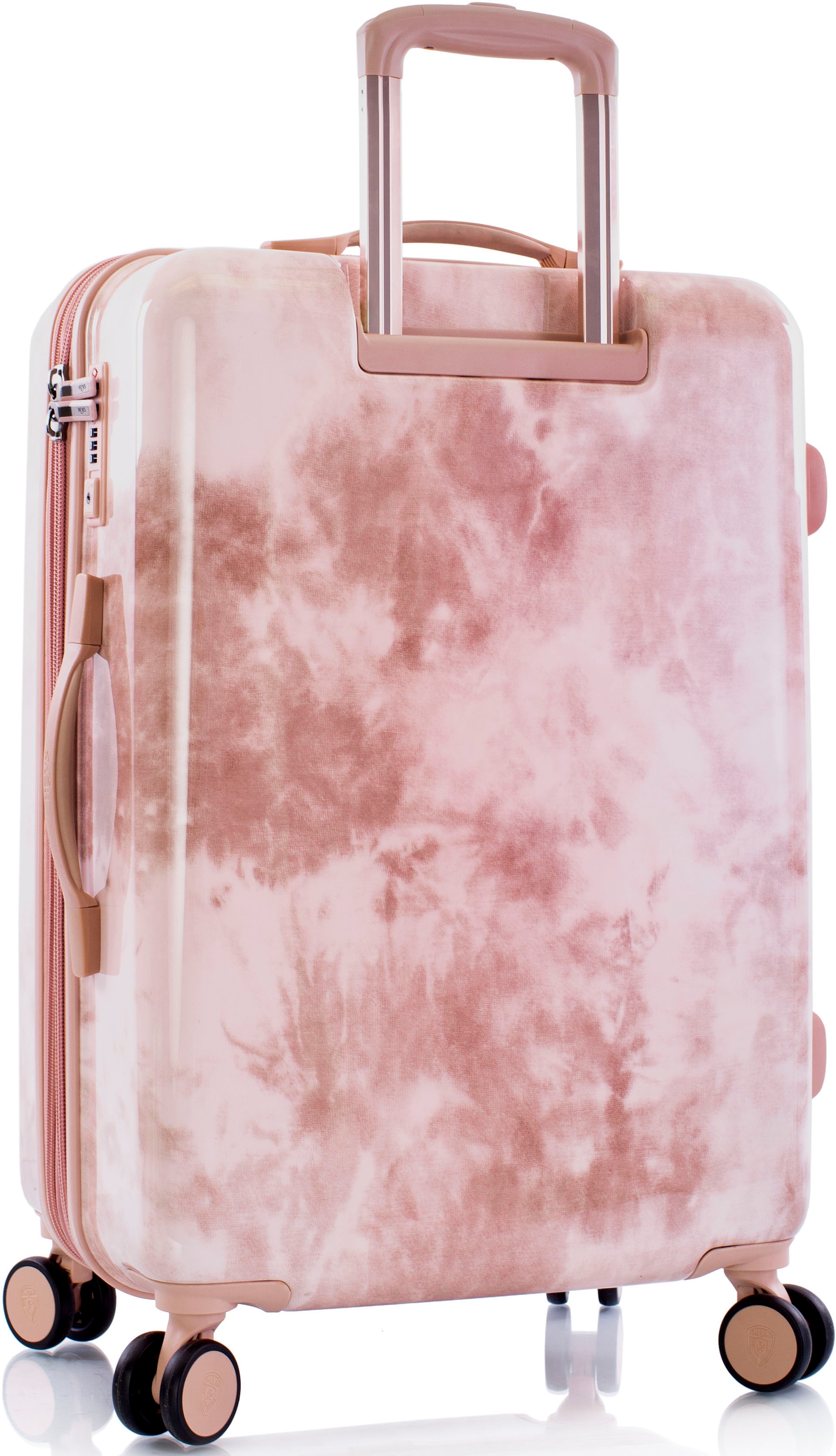 Heys Hartschalen-Trolley »Tie-Dye pink, 66 cm«, 4 Rollen, Heys x Joachim Llambi Reisegepäck TSA Schloss Volumenerweiterung