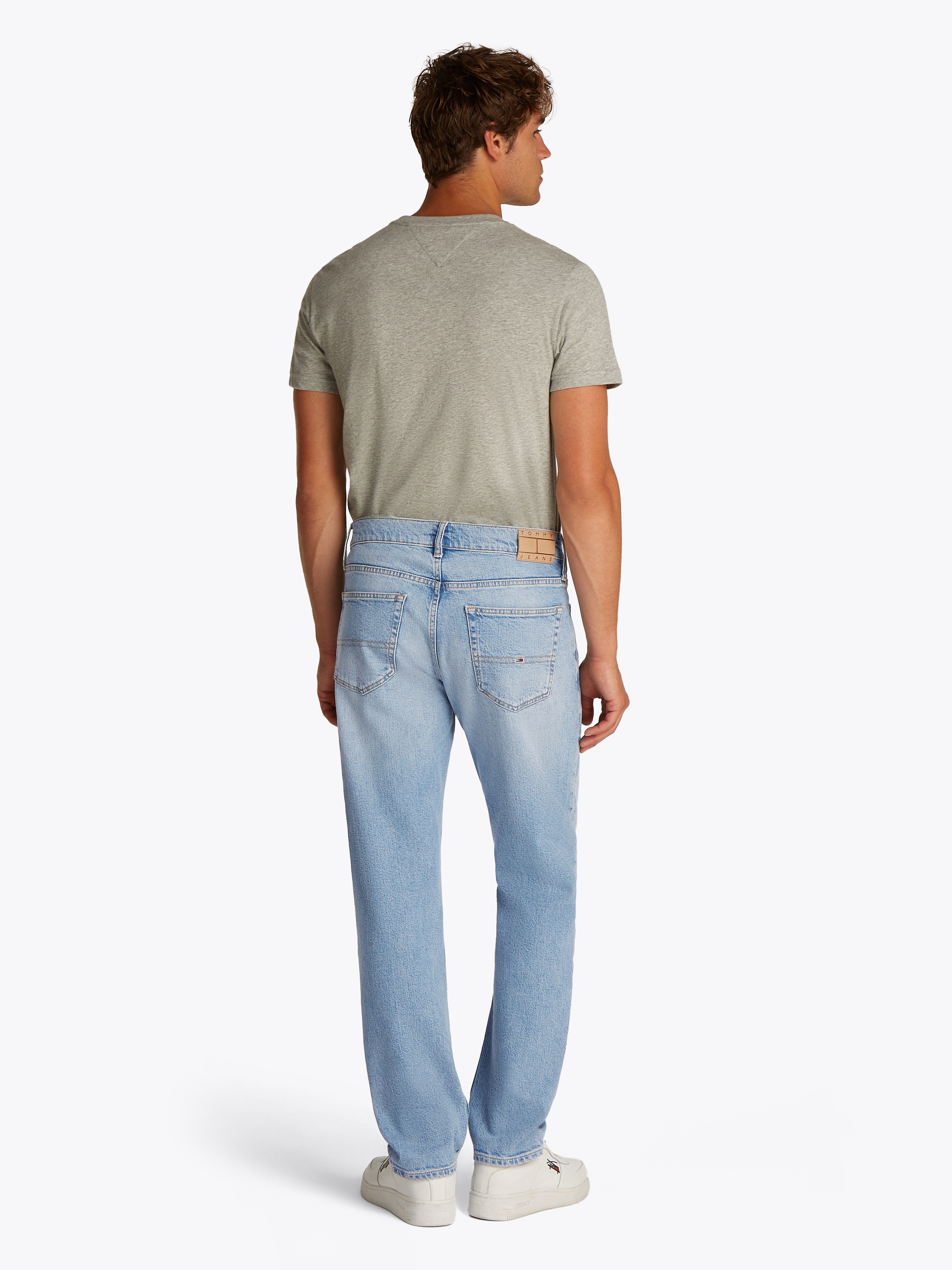 Tommy Jeans Slim-fit-Jeans »Ryan Regular Slim Straight«, Slim‑Straight‑Jeans aus hochwertigem Denim regulärer Leibhöhe