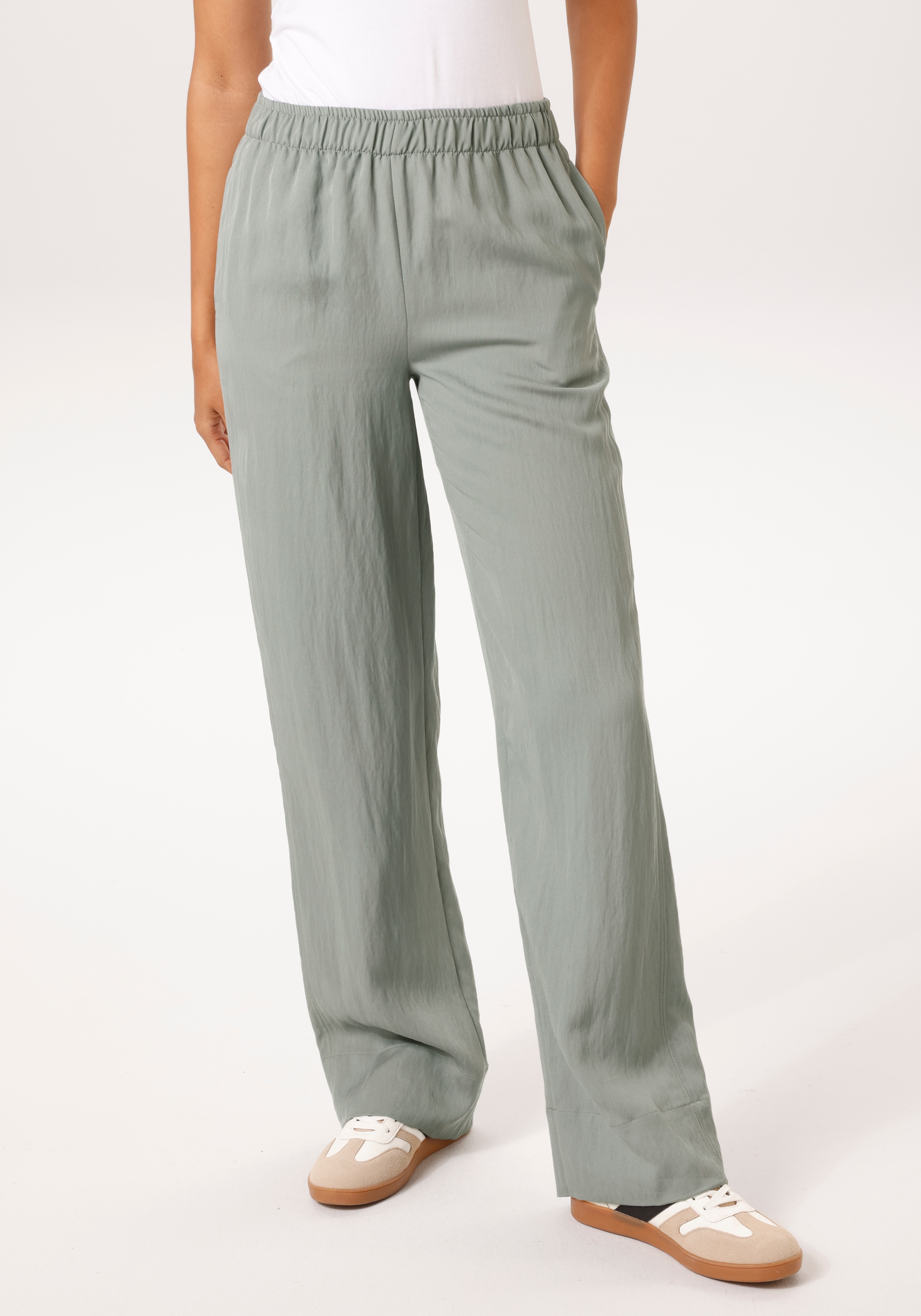 Image of Aniston CASUAL Schlupfhose in trendiger Twill-Qualität