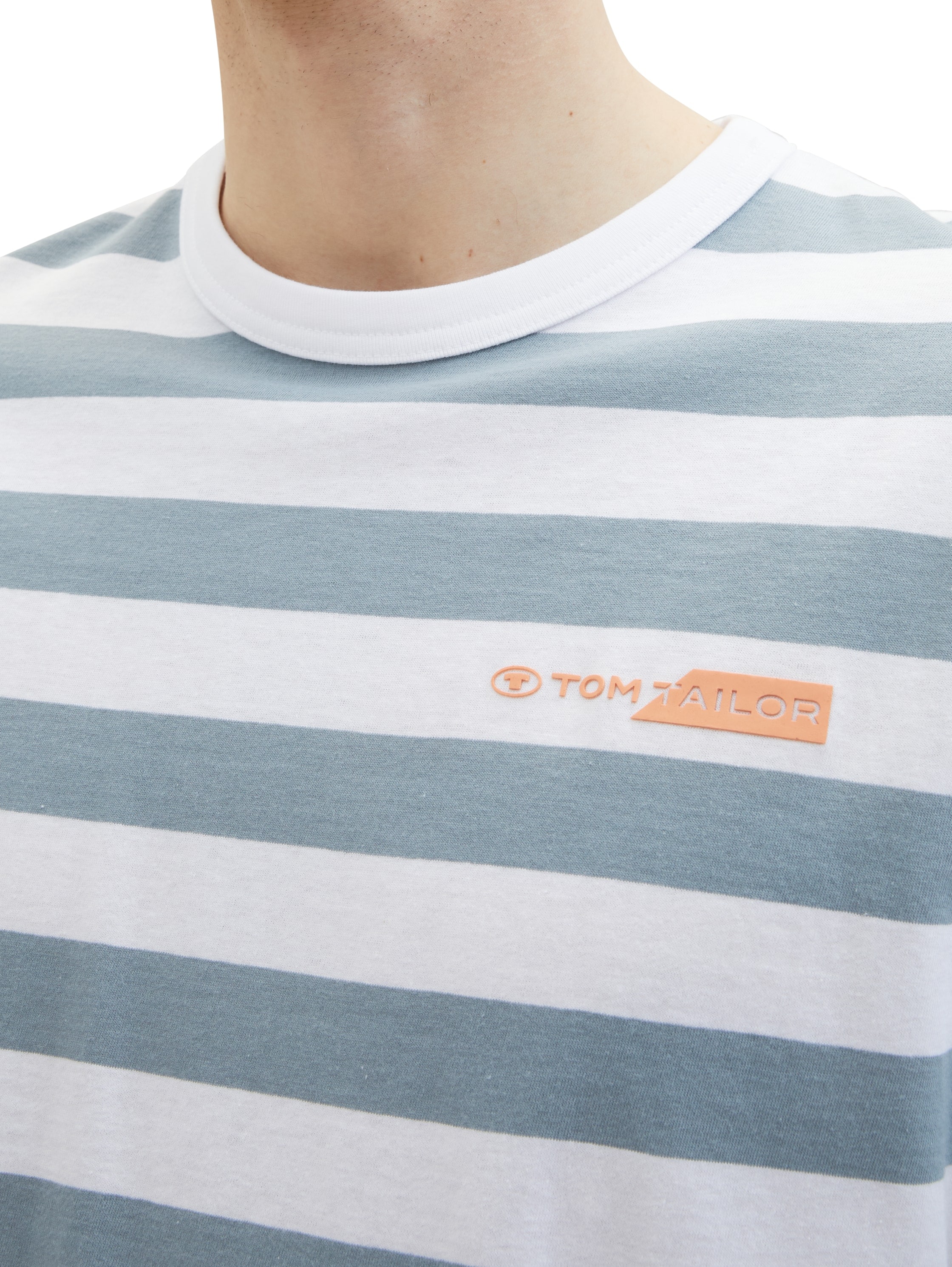 TOM TAILOR T-Shirt, mit Streifenmuster