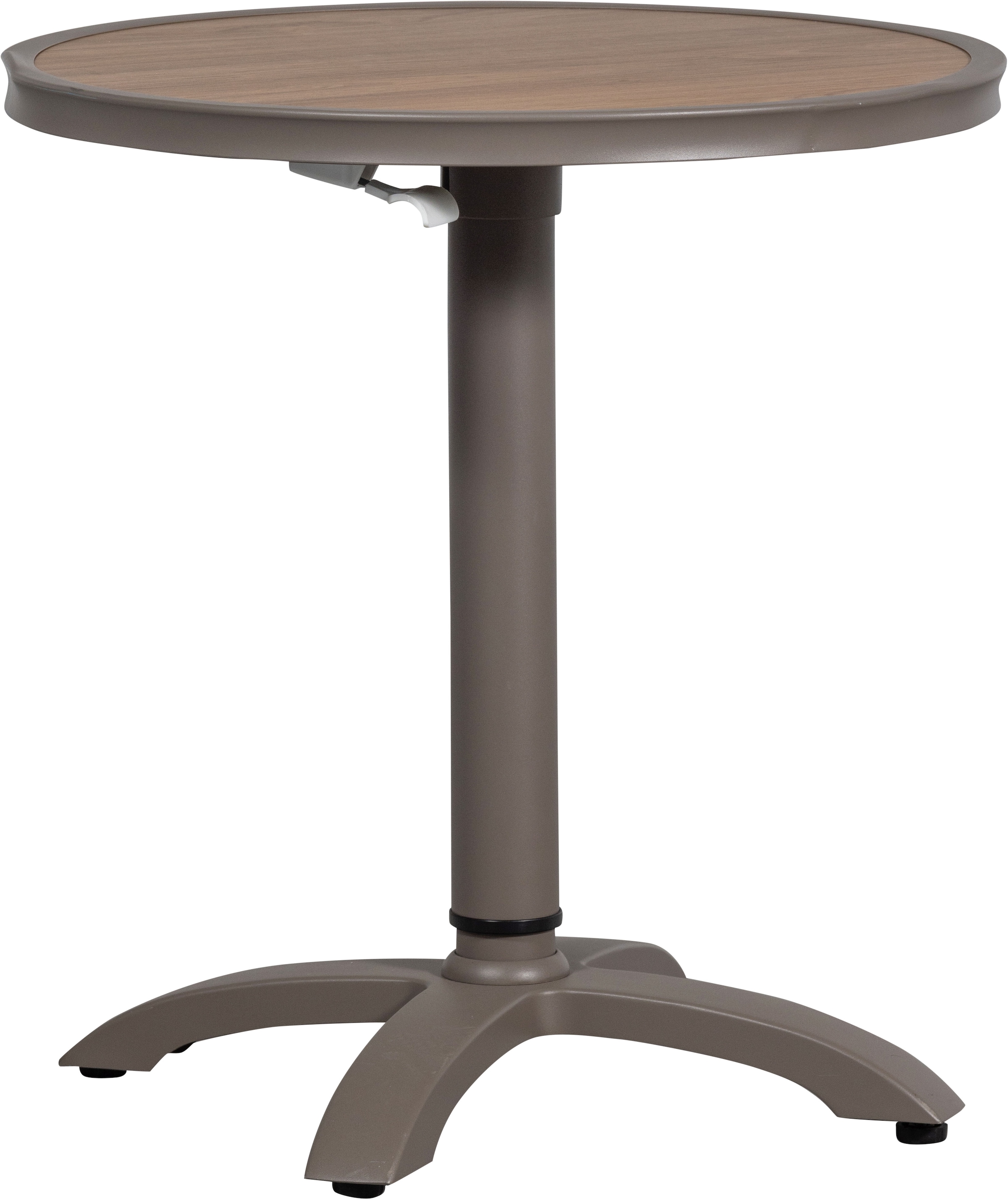 Image of WOOOD Barhocker "Jeppe aus Aluminium höhenverstellbar, B 70 x T 70 x H 72/110 cm" Für Aussenbereich geeignet, Einfach zu montierbar, Pfleigleicht