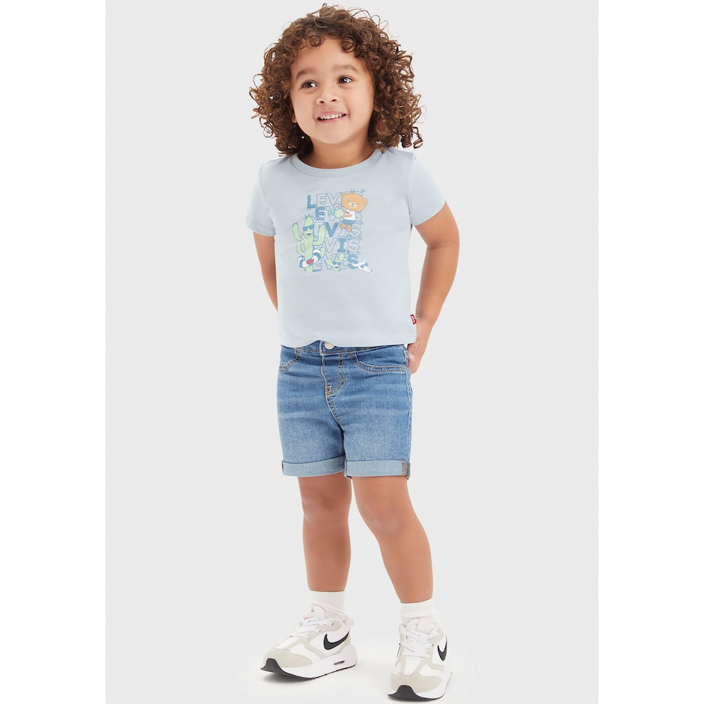 Levi's® Kids T-Shirt & Shorts »CRITTER STACKED LOGO TEE«, (Set, 2 tlg.)