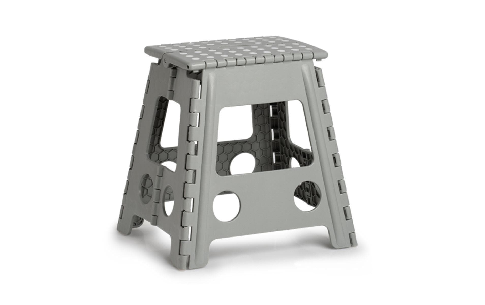 Image of Zeller Present Tritthocker "Present 37 x 30 x 32 cm, Grau"