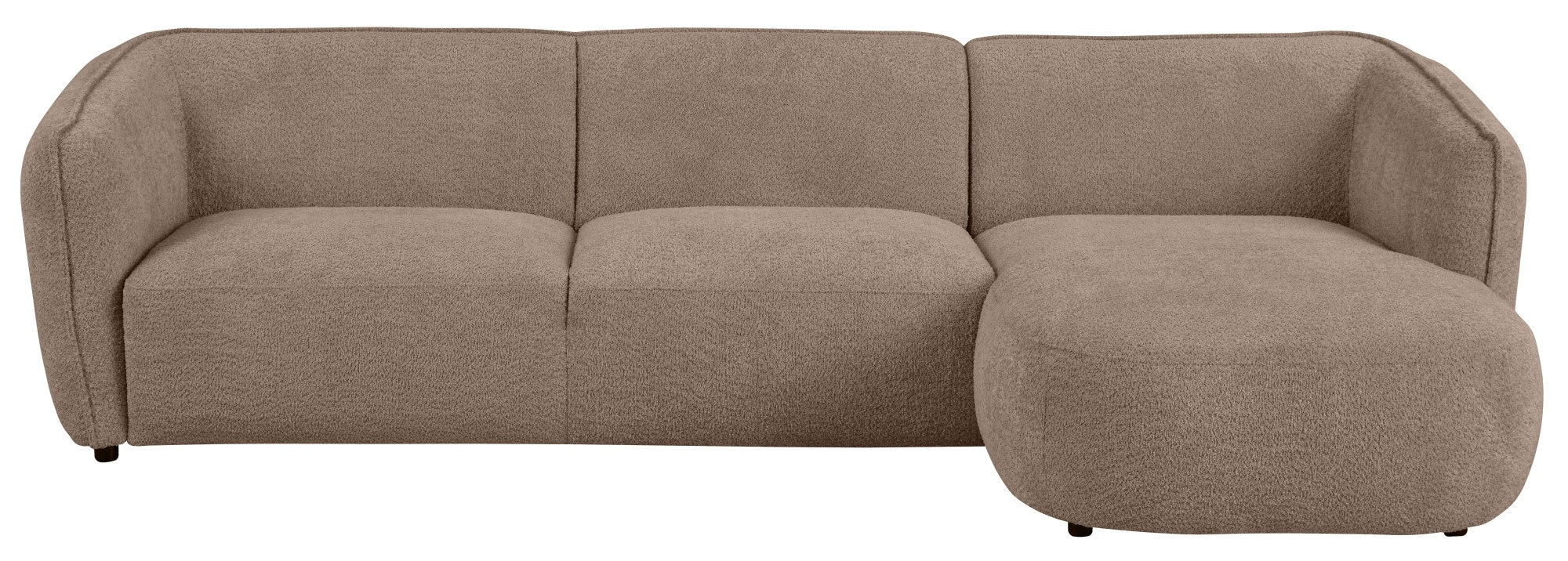 GOODproduct Ecksofa »OSTRUP Rundsofa, L-Form, Naturtöne, Boucle oder Chenille« Breite 280 cm, organische Form mit sanften Rundungen