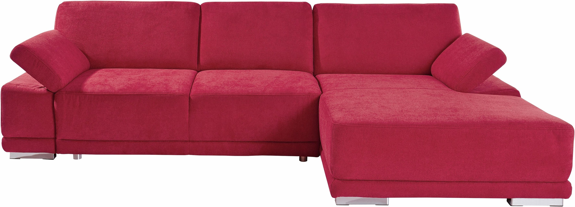 sit&more Ecksofa »Coria L-Form«, mit XL-Recamiere, wahlweise mit Bettfunktion