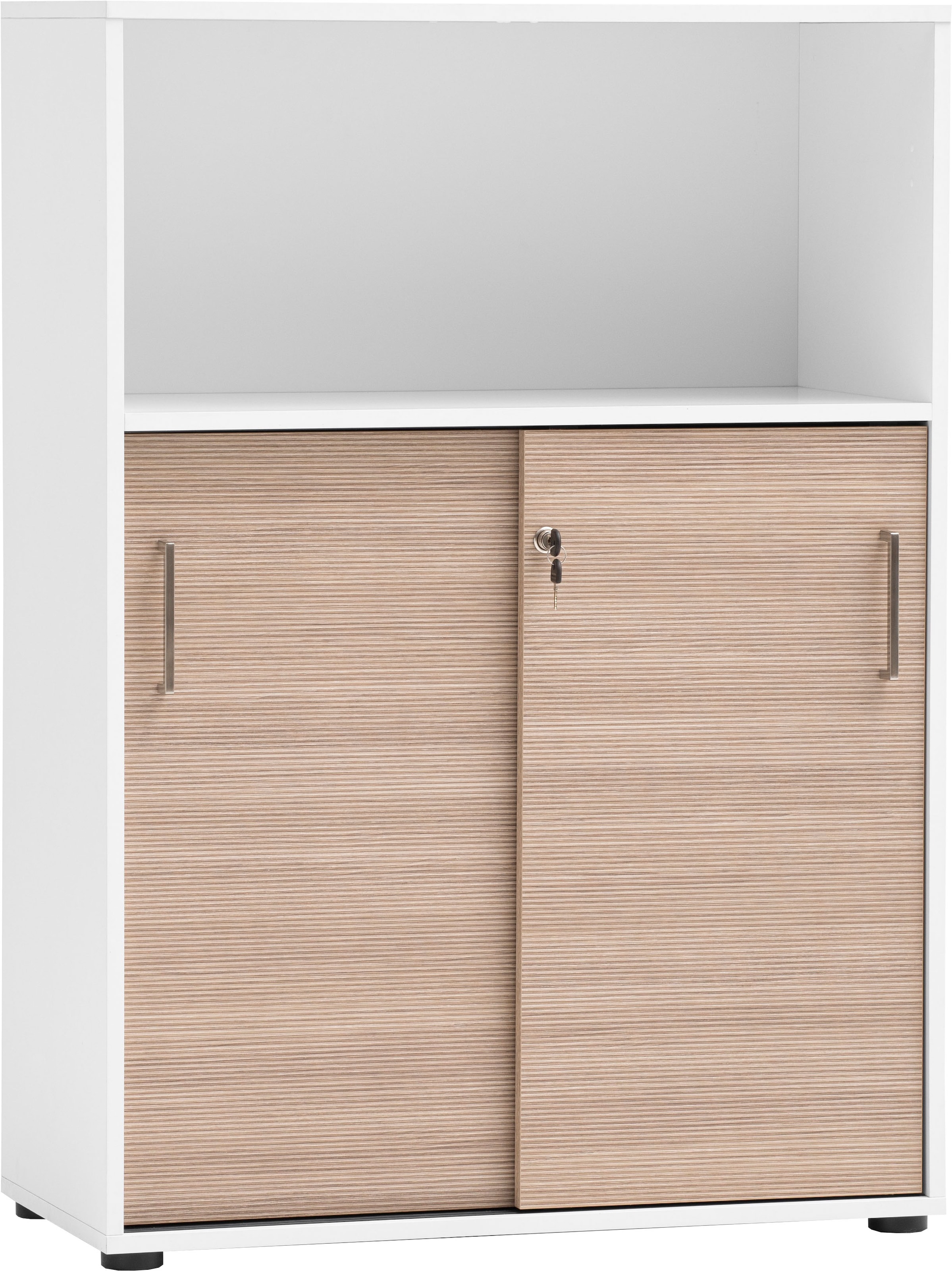 Schildmeyer Schiebetürenschrank »METZ, Aktenschrank abschliessbar, Höhe 113,4 cm, MADE IN GERMANY« 1 Stk. tlg. Fronten in Canello,  MADE IN GERMANY