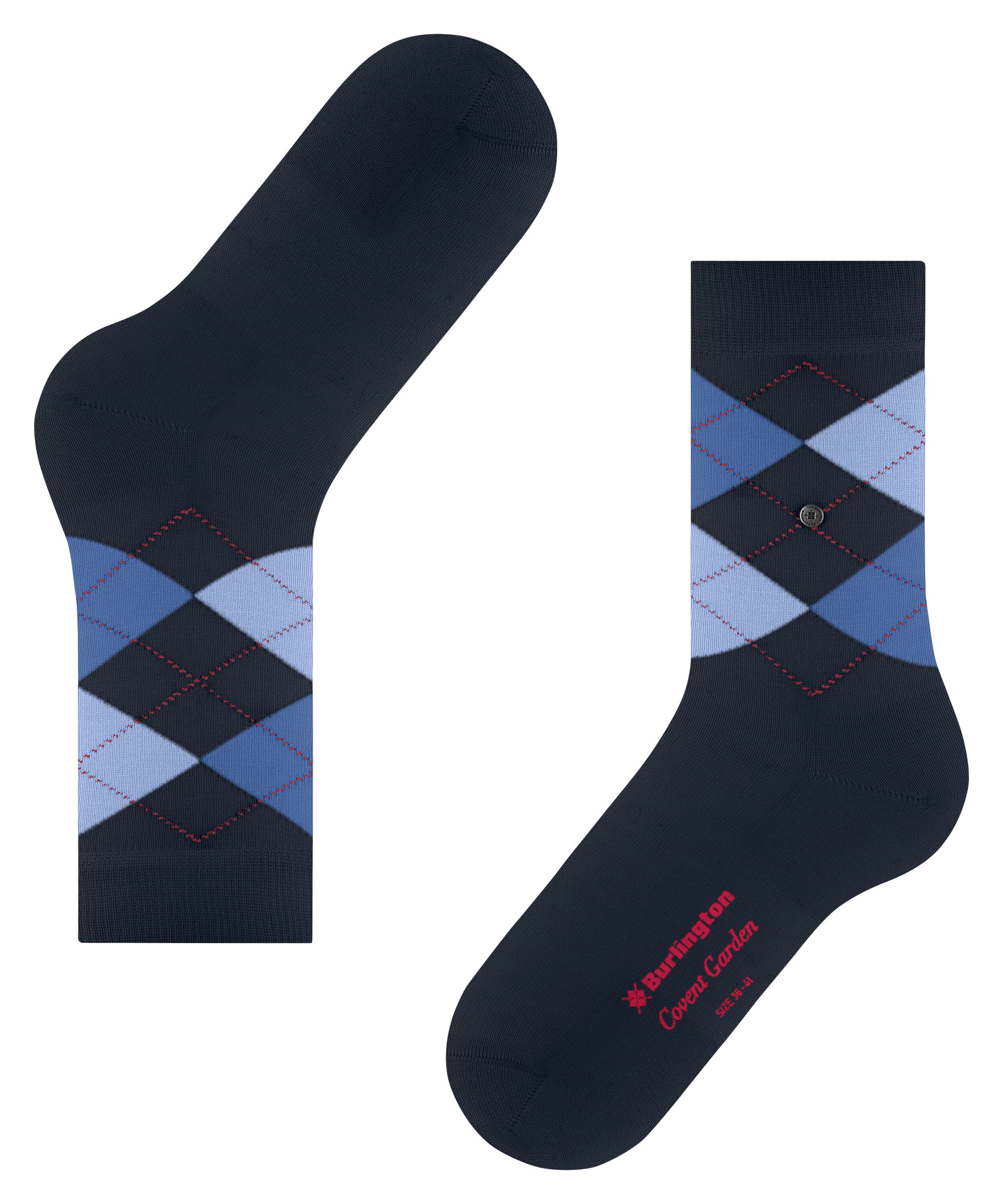 Burlington Socken »Covent Garden« Einheitsgrösse 36-41,  Argyle-Muster, Burlington-Clip