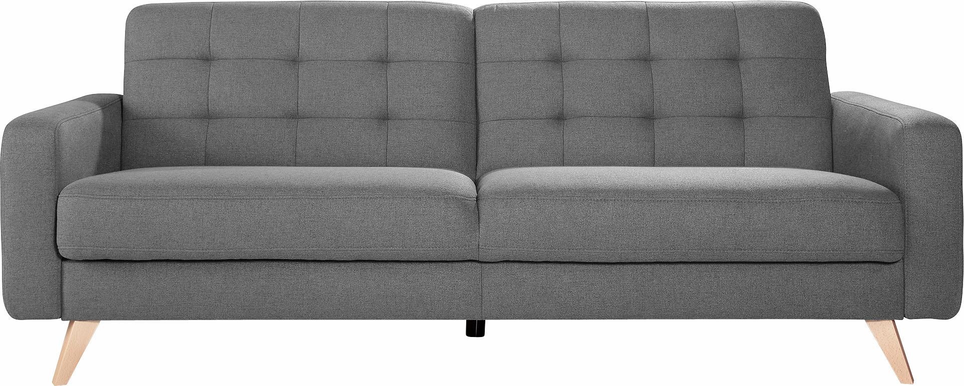 exxpo - sofa fashion 3-Sitzer »Nappa«, mit Bettfunktion und Bettkasten