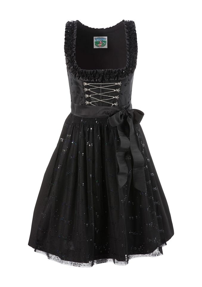 Image of Turi Landhaus Dirndl, (2 tlg.), Damen, midi mit Stickerei und Kettenschnürung bei Ackermann Versand Schweiz