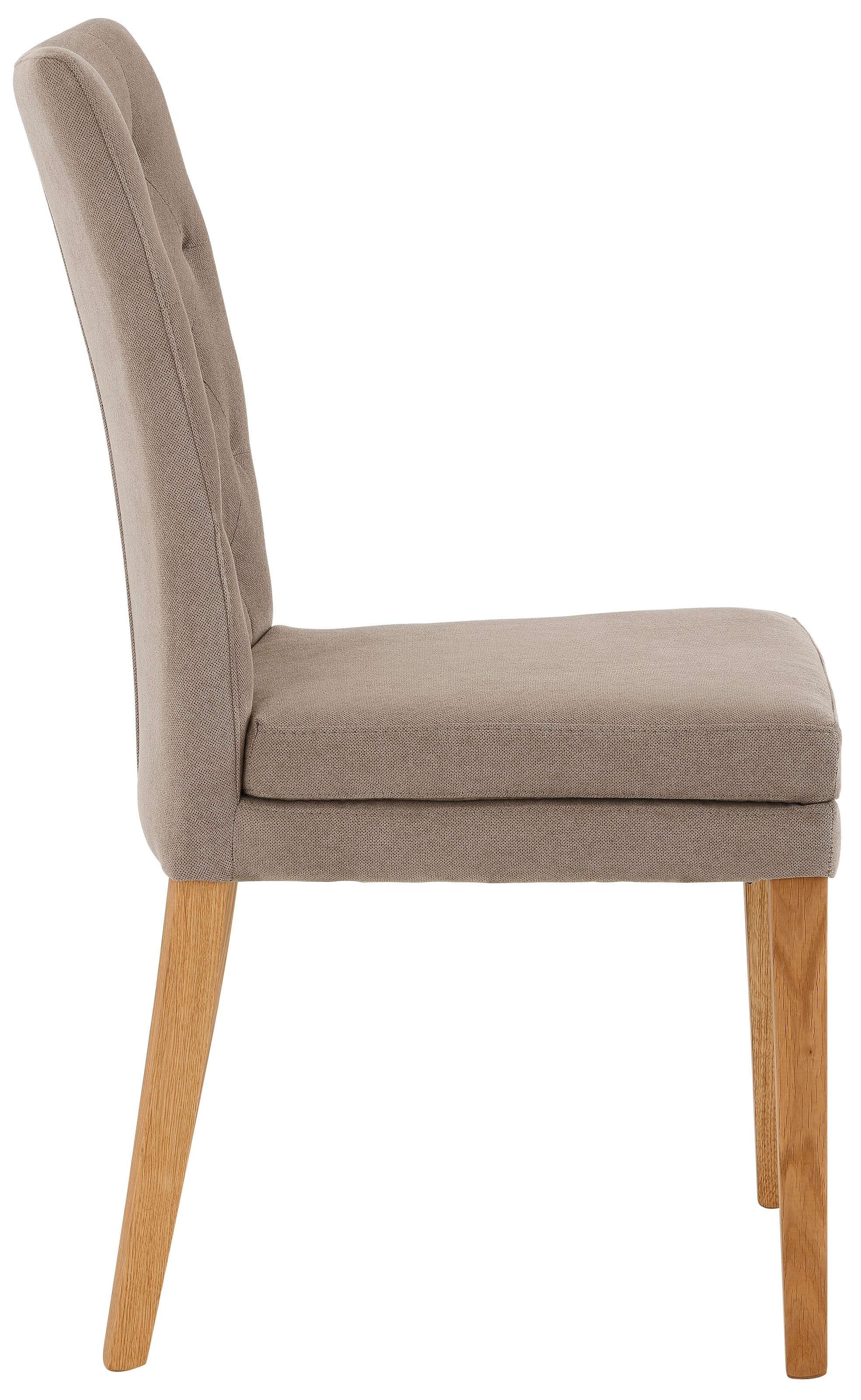 Home affaire Esszimmerstuhl »Colorado BESTSELLER Polsterstuhl«, (Set), 4 St., Luxus-Microfaser, Beine in eiche oder nussbaum. Im 2er, 4er oder 6er-Set
