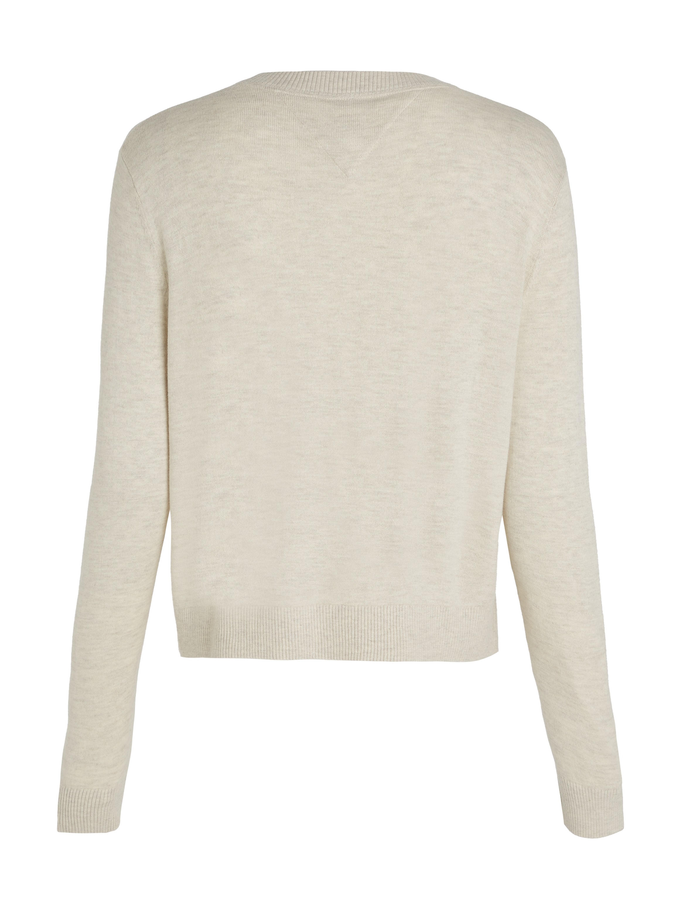 Tommy Jeans Strickpullover »TJW ESSENTIAL CREW NECK SWEATER«, mit Logostickerei