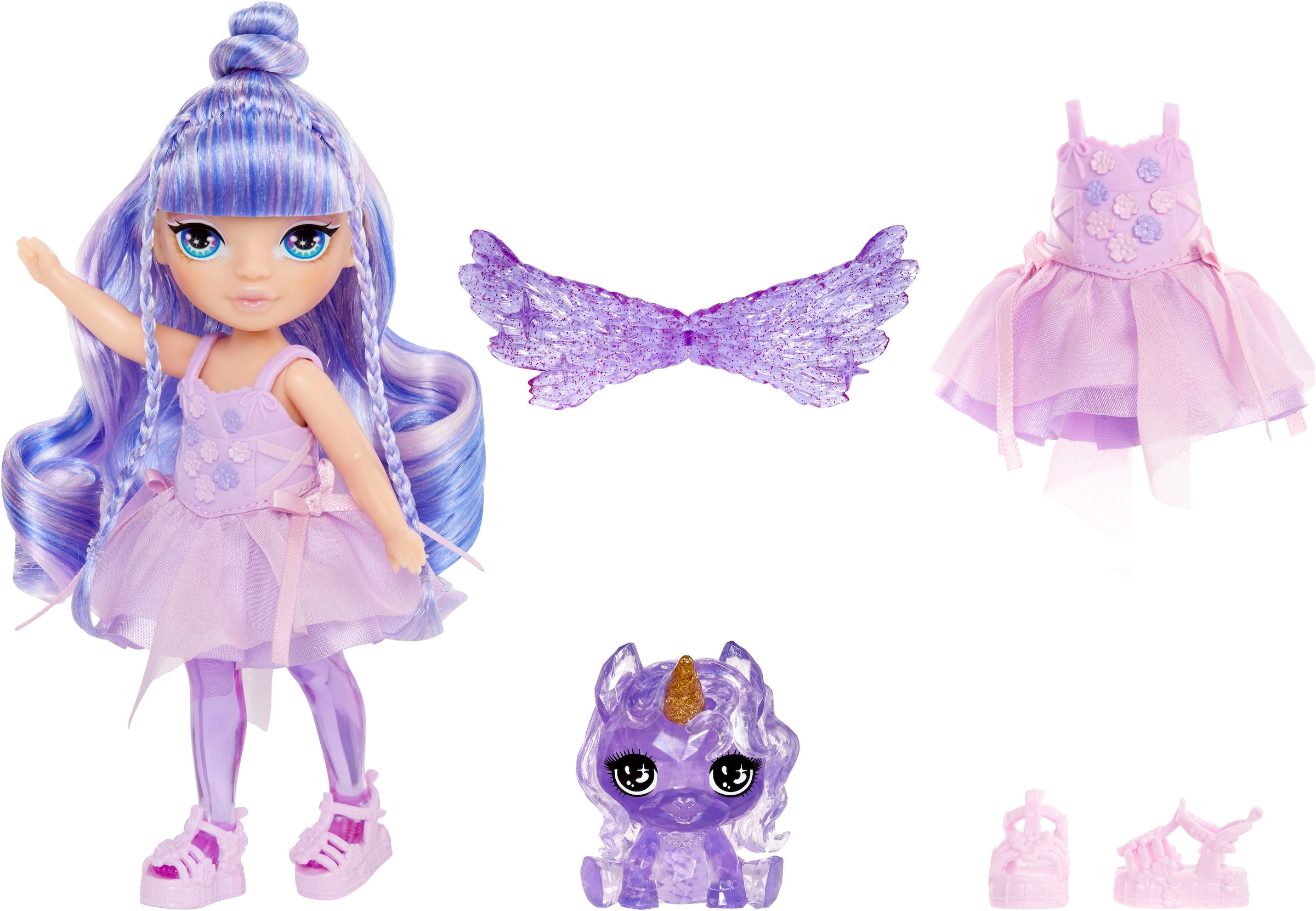 RAINBOW HIGH Minipuppe »Littles Rainbow Fantasy Fairies Doll- Amethyst (purple)«