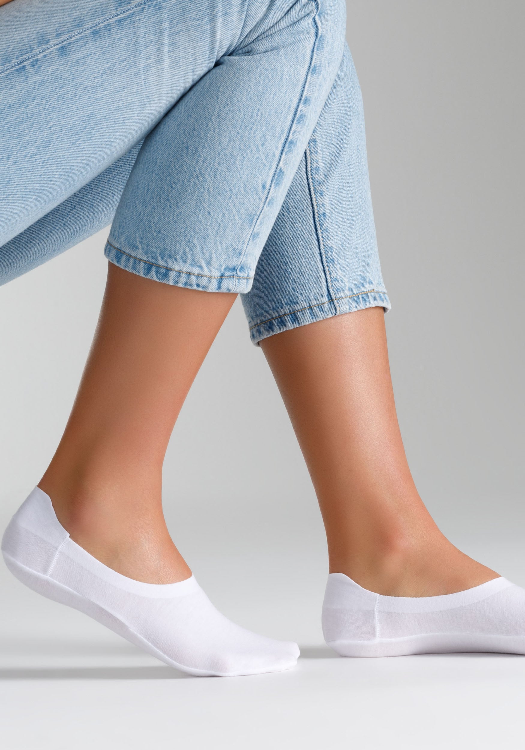 Camano Füsslinge »comfort«, (4 Paar), mit Silikonstreifen für sicheren Halt