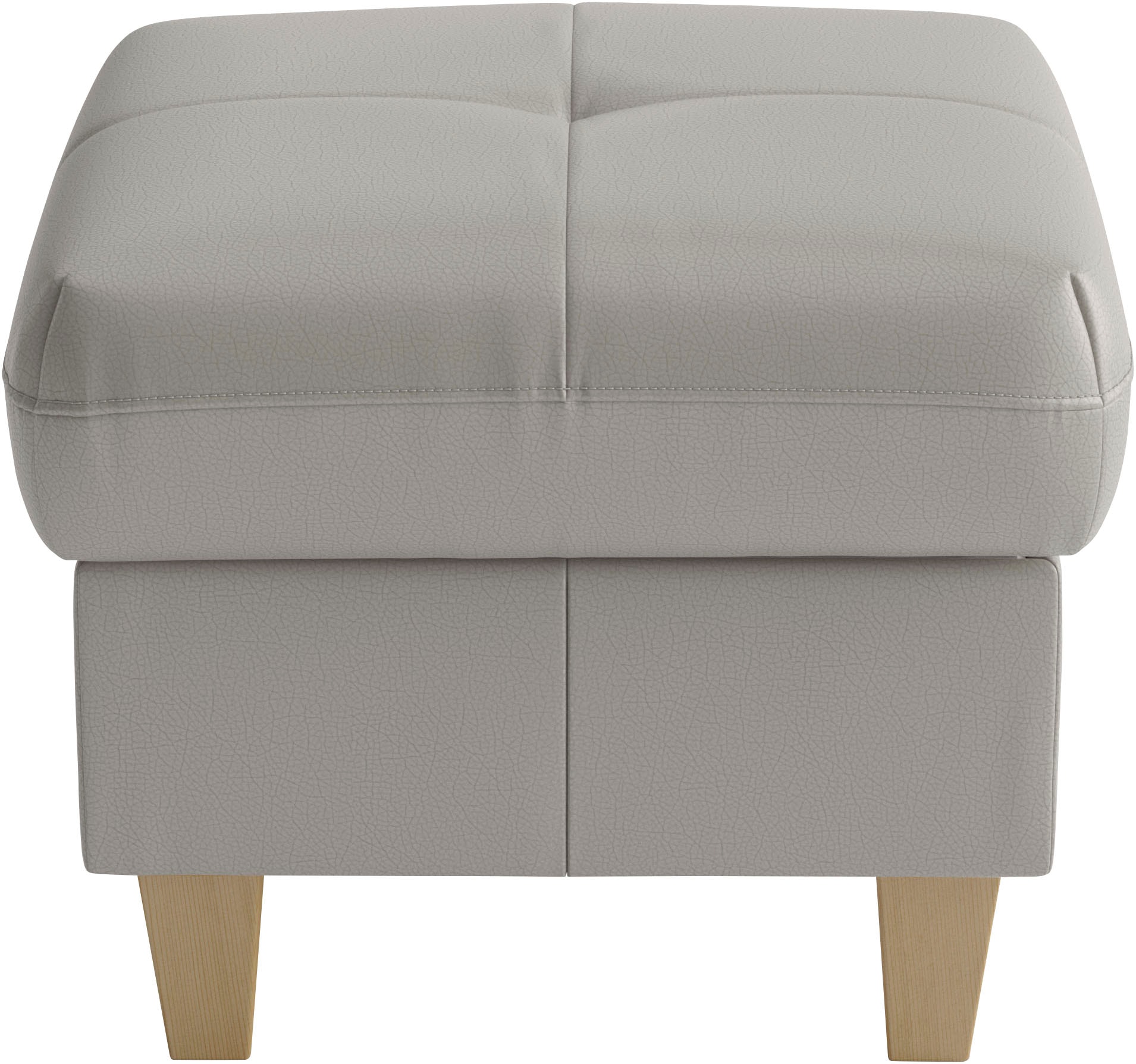 sit&more Polsterhocker »Pamela, Leder, B: 58 cm« 1 Stk. tlg. mit praktischen Stauraum, hochwertige Qualität, verschiedene Farben