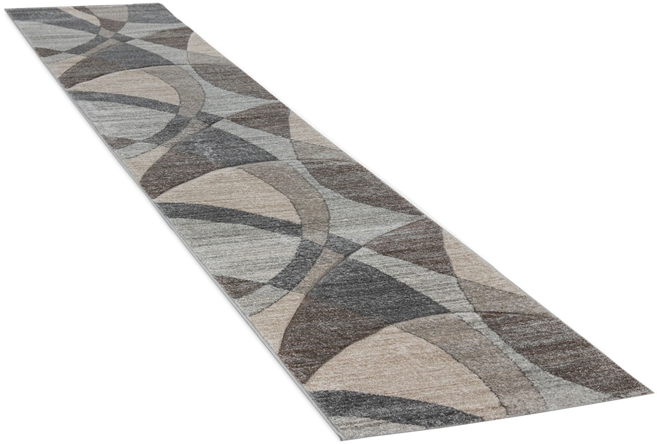 Image of Paco Home Läufer »Bahama 541«, rechteckig, 18 mm Höhe, Teppich-Läufer, Kurzflor, modernes Muster, handgefertigter Konturenschnitt, ideal im Flur & Schlafzimmer bei Ackermann Versand Schweiz