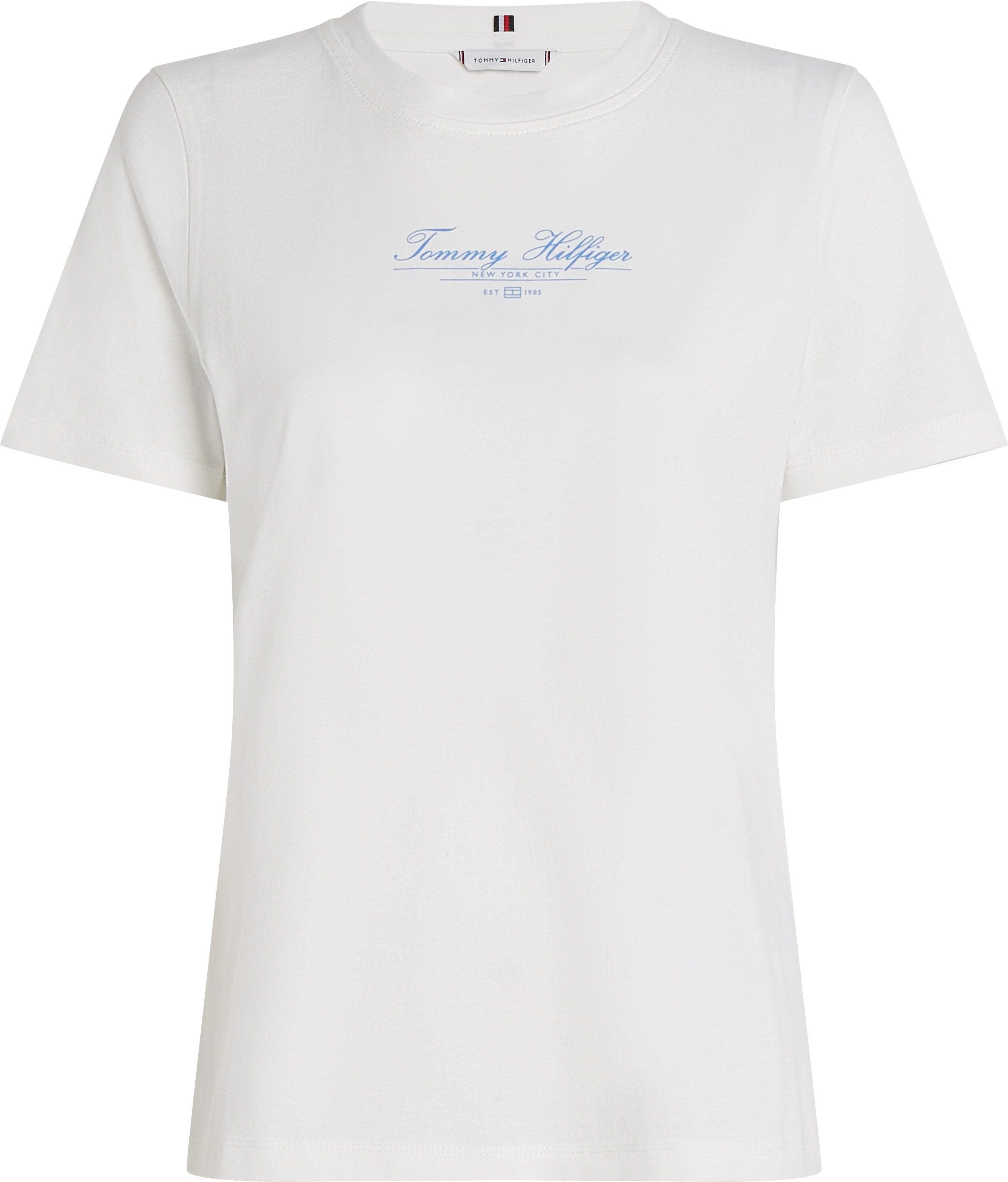 Tommy Hilfiger T-Shirt »REG SCRIPT C-NK TEE SS«, mit Logo-Schriftzug
