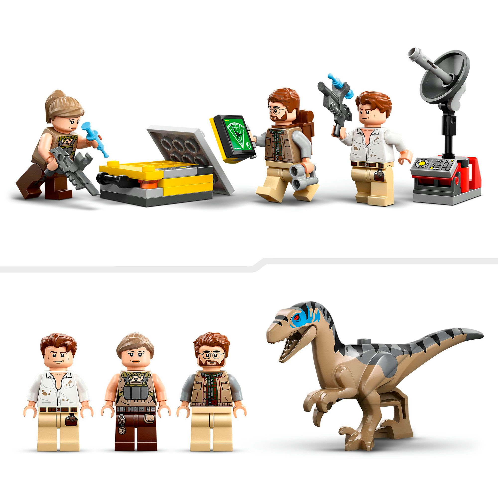 LEGO® Konstruktionsspielsteine »Raptor & Titanosaurus: Grosse Fährtensuche (76973), LEGO Jurassic World« Made in Europe