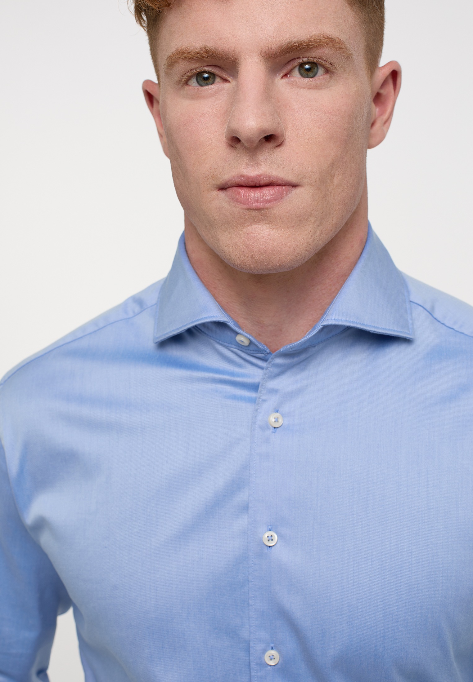 Eterna Langarmhemd »MODERN FIT« EASY IRON (bügelleicht)
