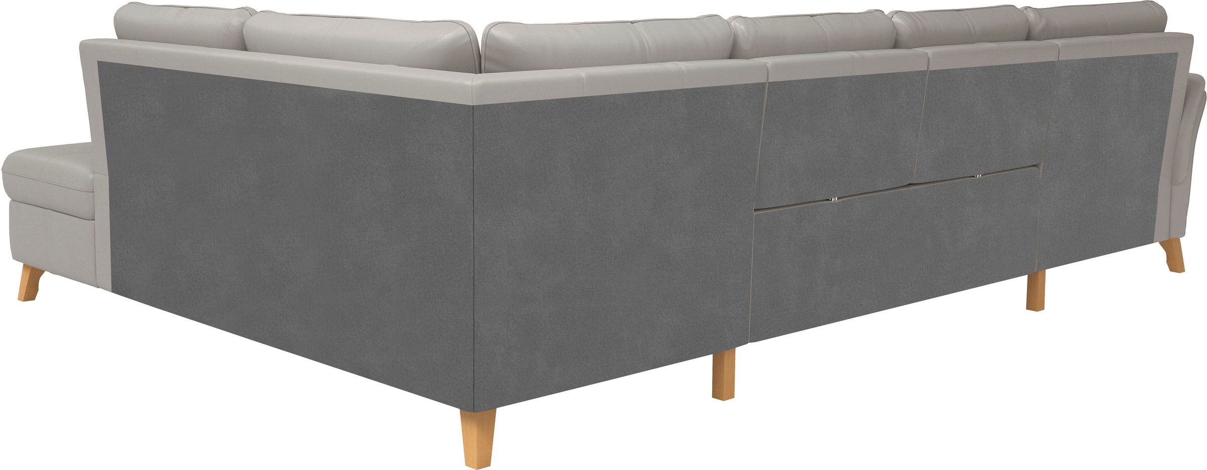 sit&more Wohnlandschaft »Göteborg«, inkl. Sitztiefenverstellung, wahlweise mit Bettfunktion & Bettkasten