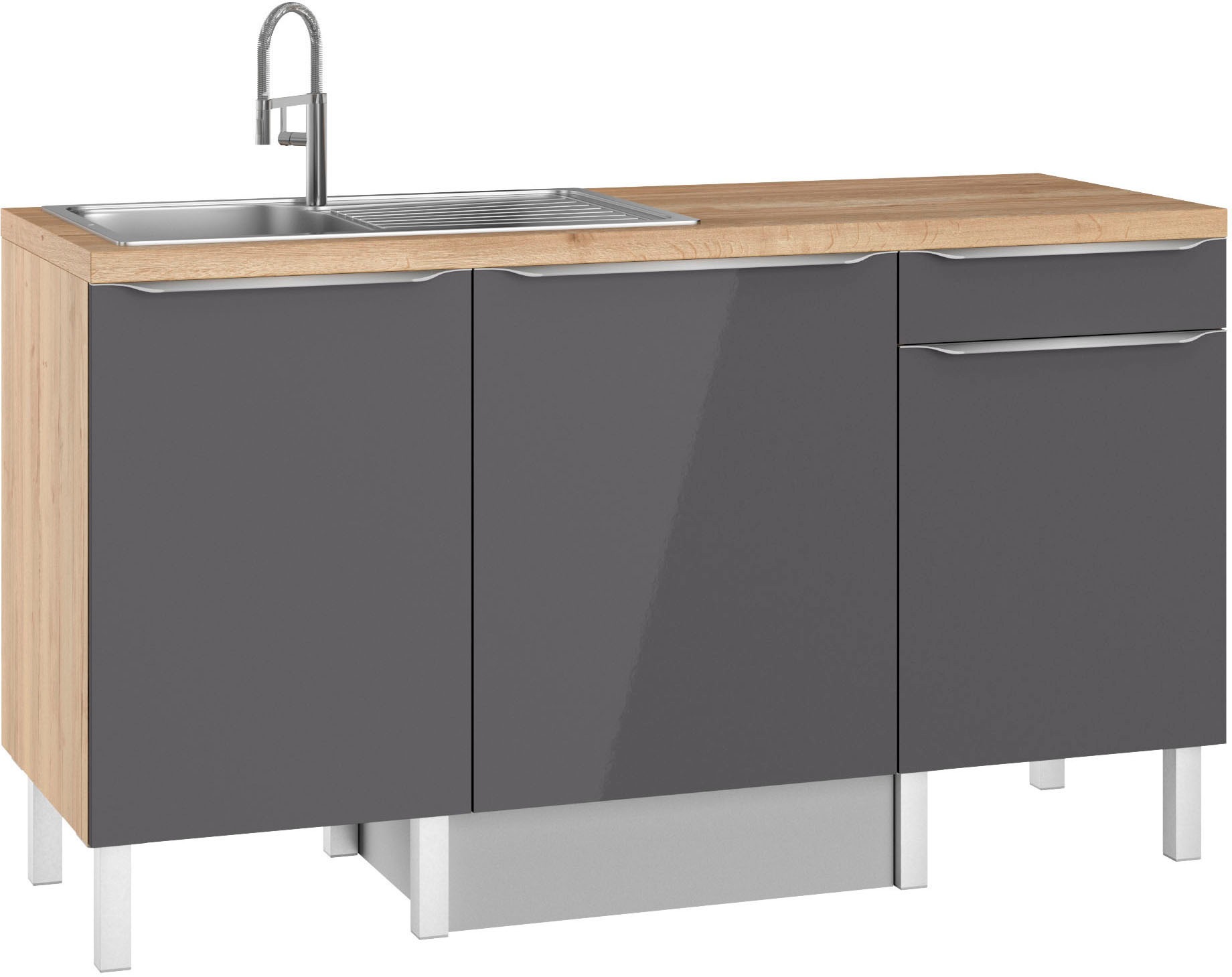 OPTIFIT Pantryküche "Lilly2" Breite 160 cm, wahlweise mit E-Geräten