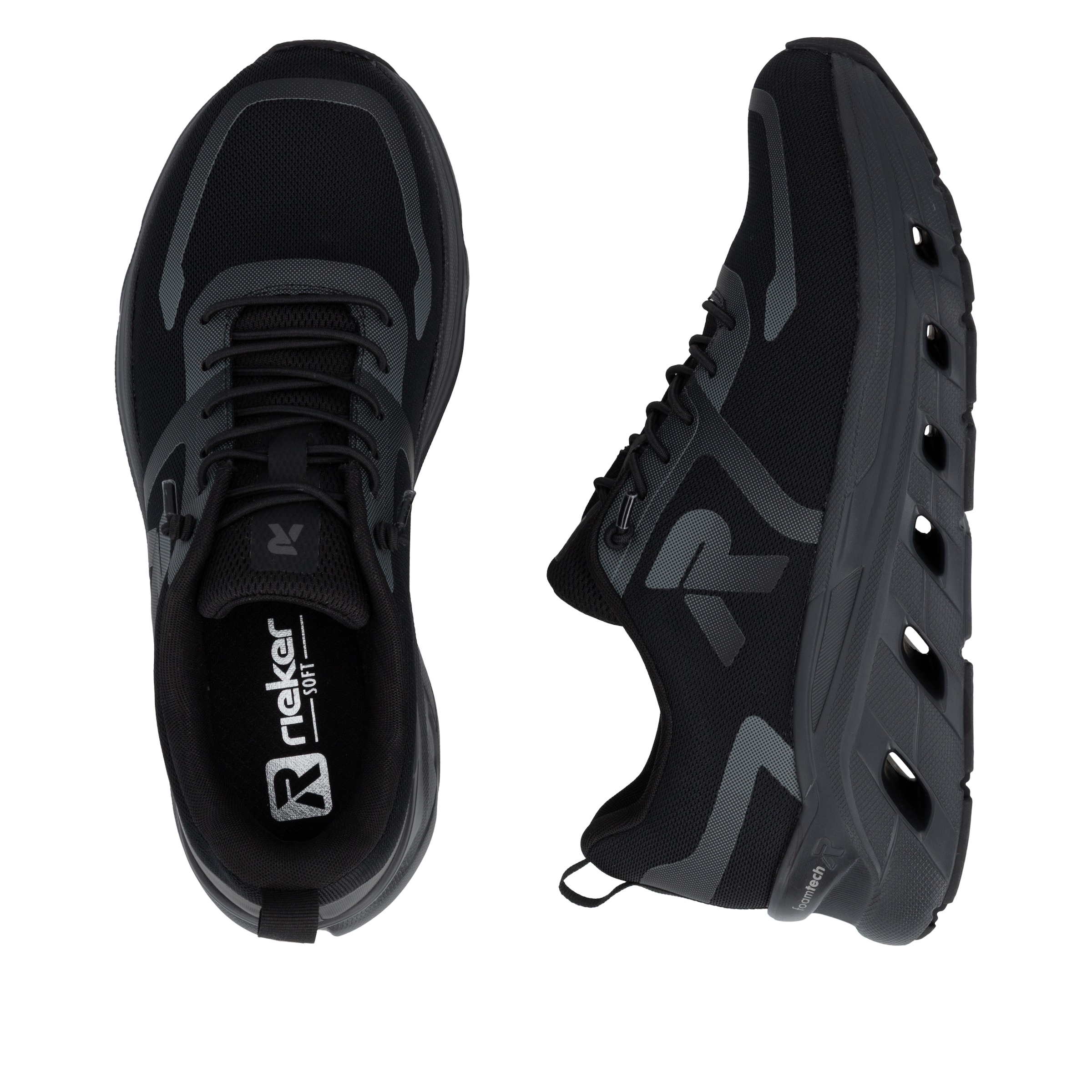 RIEKER Sport Baskets slip-on  chaussure de sport, sneaker décontracté, chaussure basse à enfiler