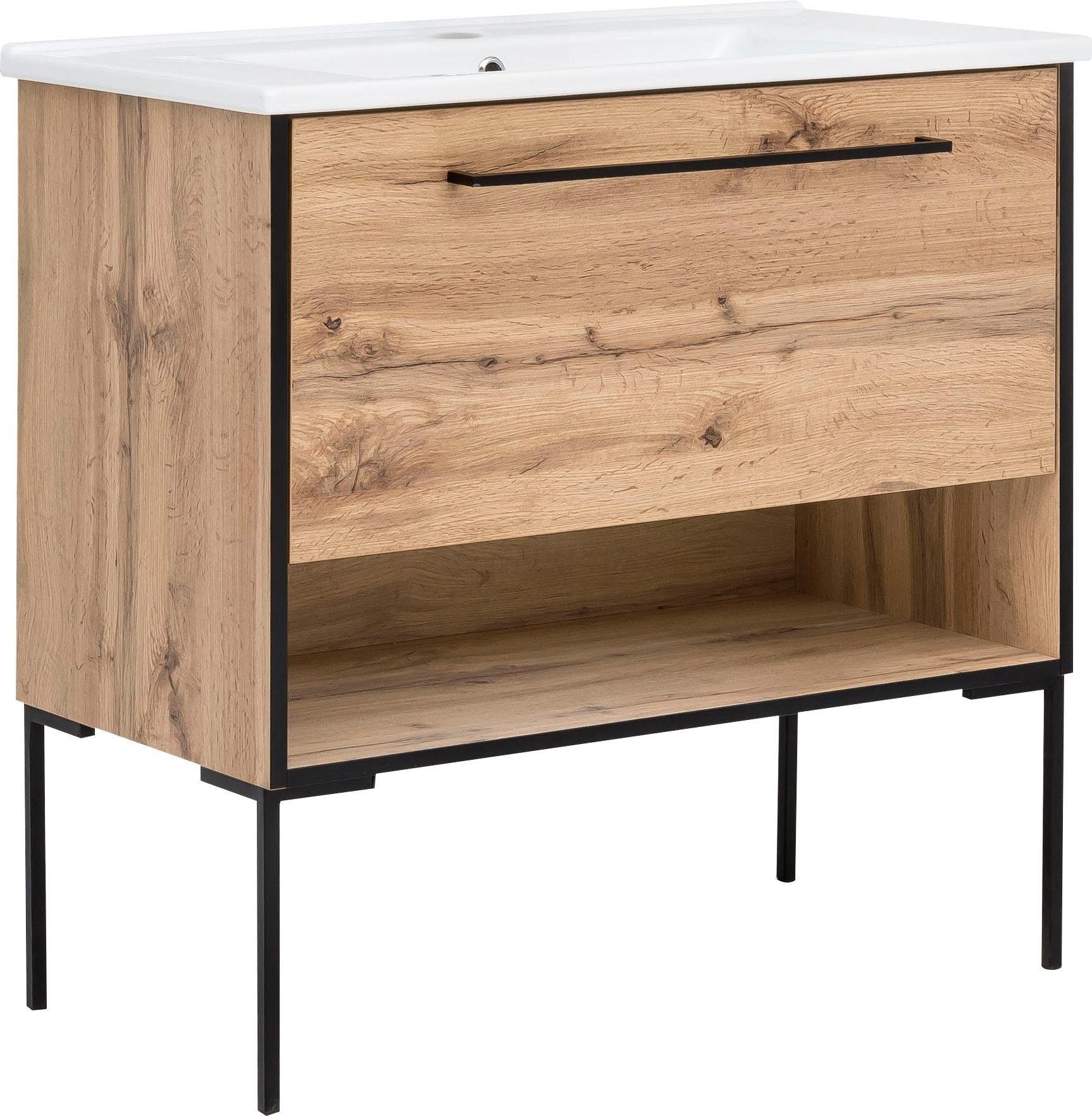 Image of Schildmeyer Waschtisch »Maxima«, Breite 85 cm, mit Keramikbecken bei Ackermann Versand Schweiz