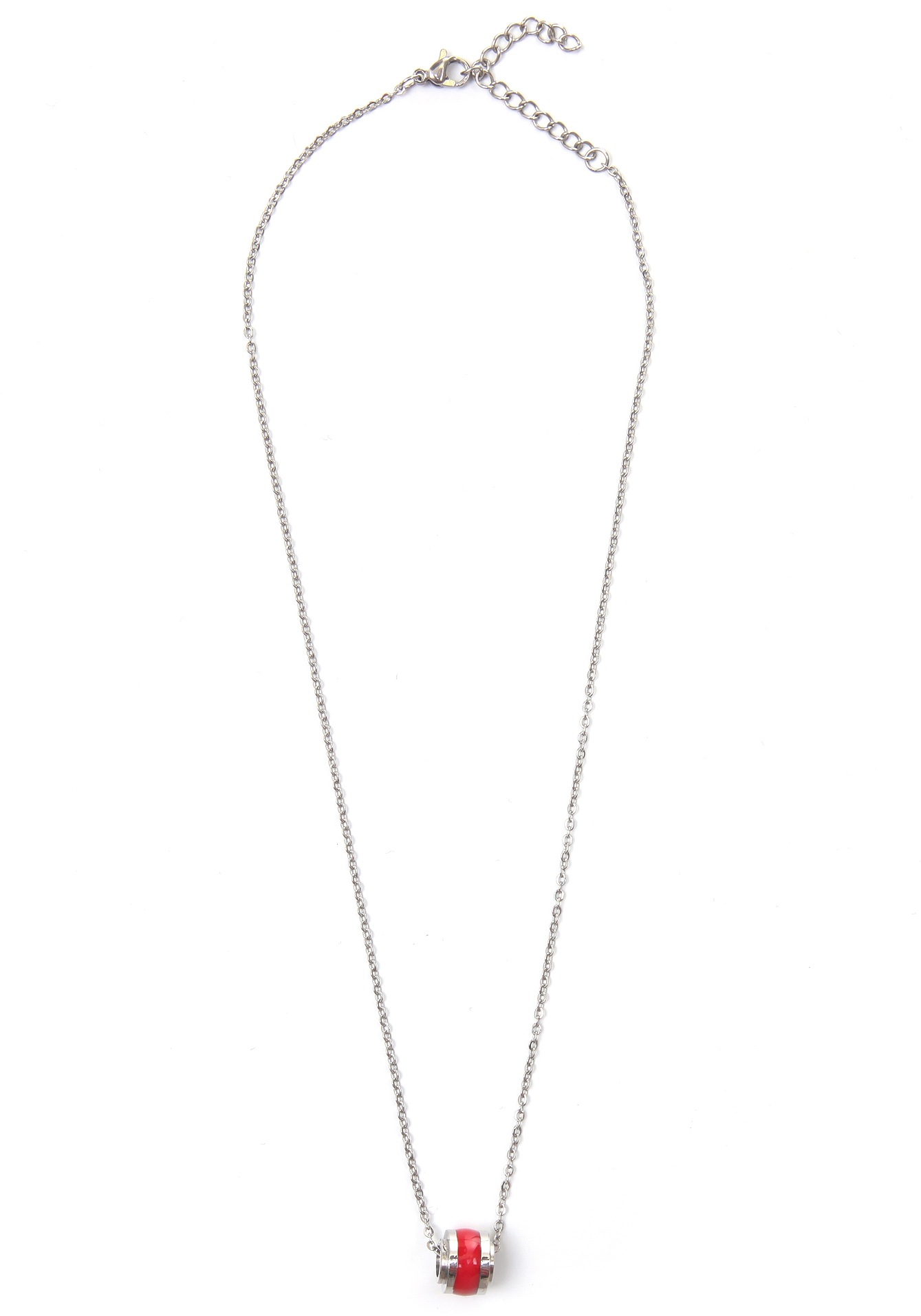 Image of J.Jayz Kette mit Anhänger »Roter Streifen, rund« bei Ackermann Versand Schweiz