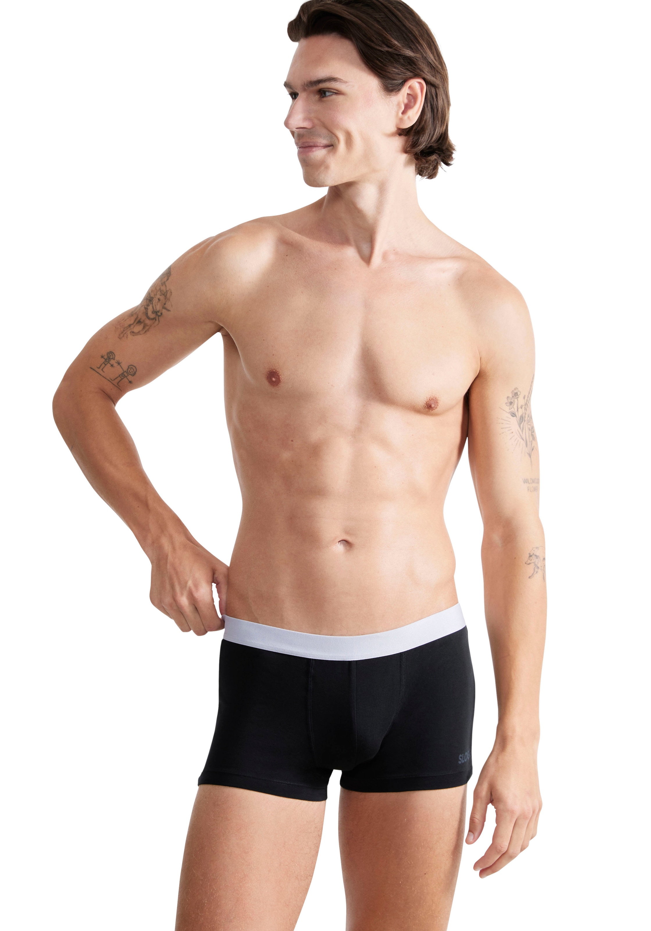 sloggi Hipster »Men GO ABC 2.0« Spar-Packung, 6er Pack, 6 weich, Baumwollmix, elastischer Logobund, Baisc, ohne Eingriff