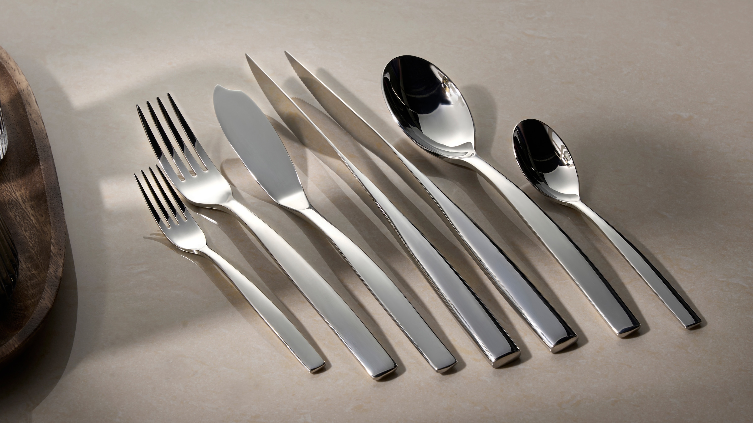 Hanseatic Set de couverts »EXCLUSIVE« stehendes Design von Ess- und Steakmessern
