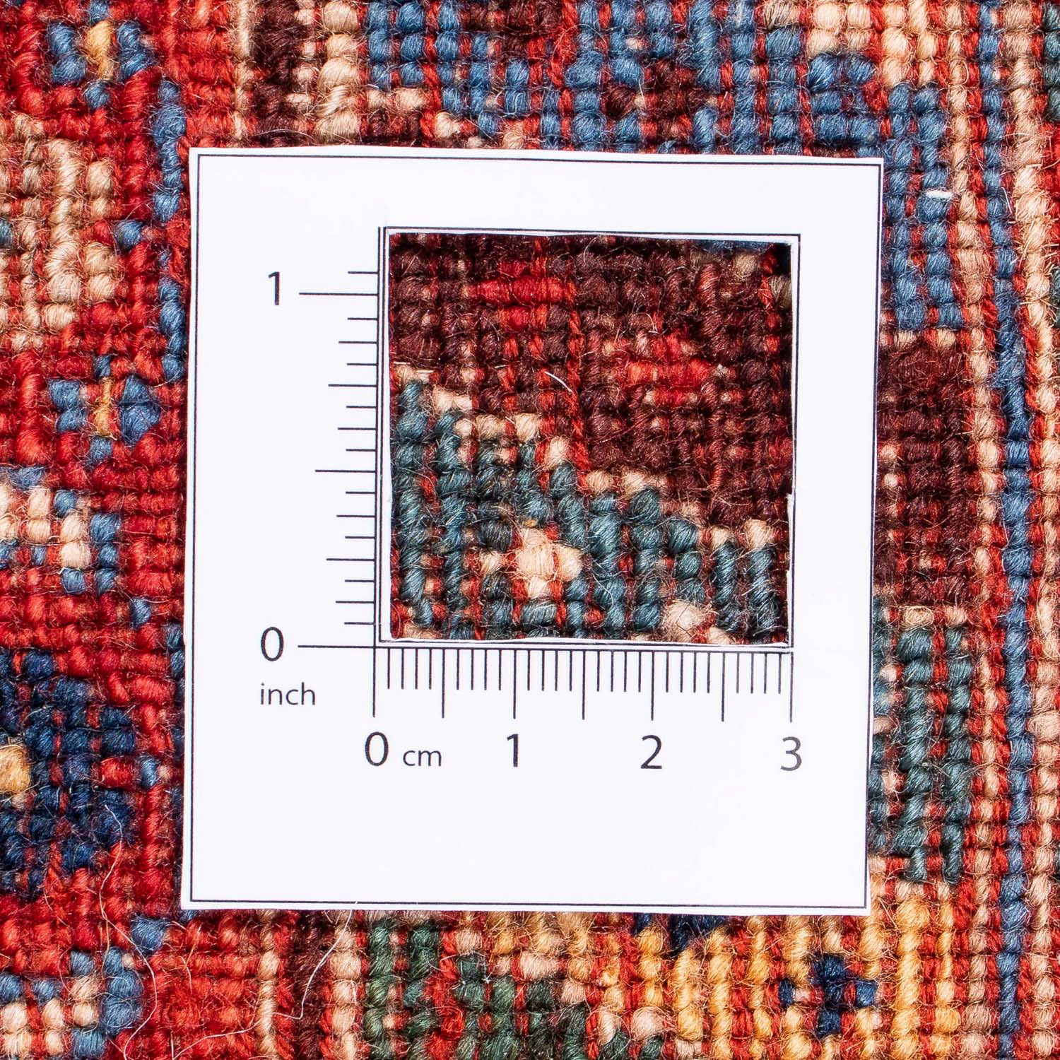 morgenland Wollteppich »Gabbeh - Kaschkuli Perser - 288 x 208 cm - rot«, rechteckig, Wohnzimmer, Handgeknüpft, Einzelstück mit Zertifikat