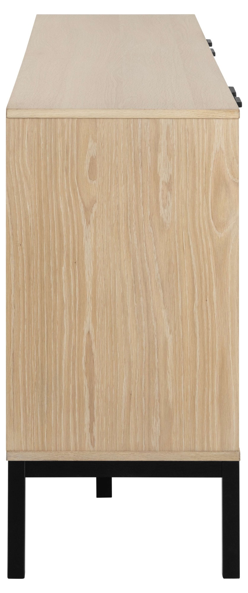 ACTONA GROUP Buffet »Kensington« buffet, 4 portes et 4 étagères chêne pigmenté blanc, 180x40x80 cm