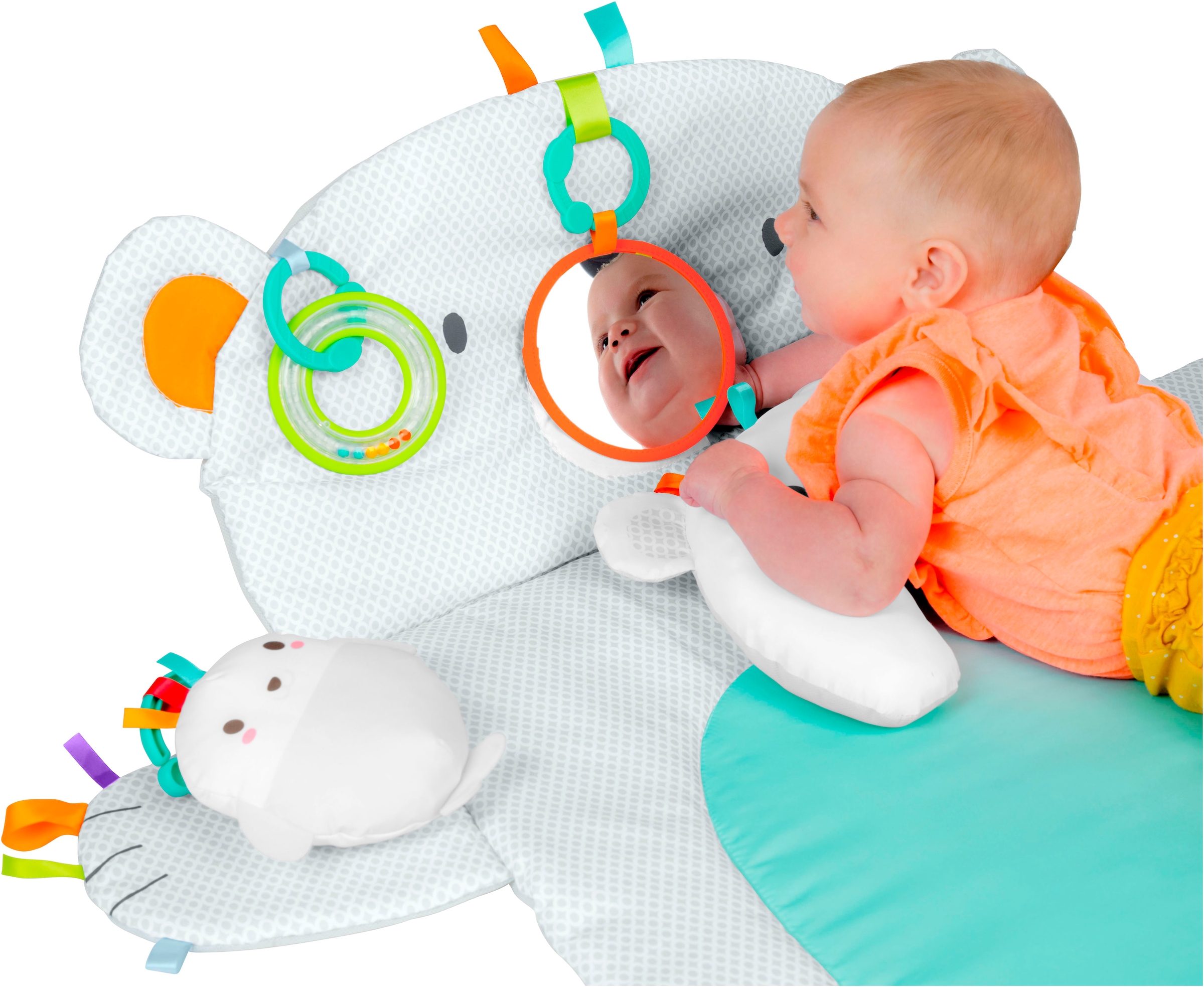 Bright Starts Jouet de préhension »Tummy Time Prop & Play™«