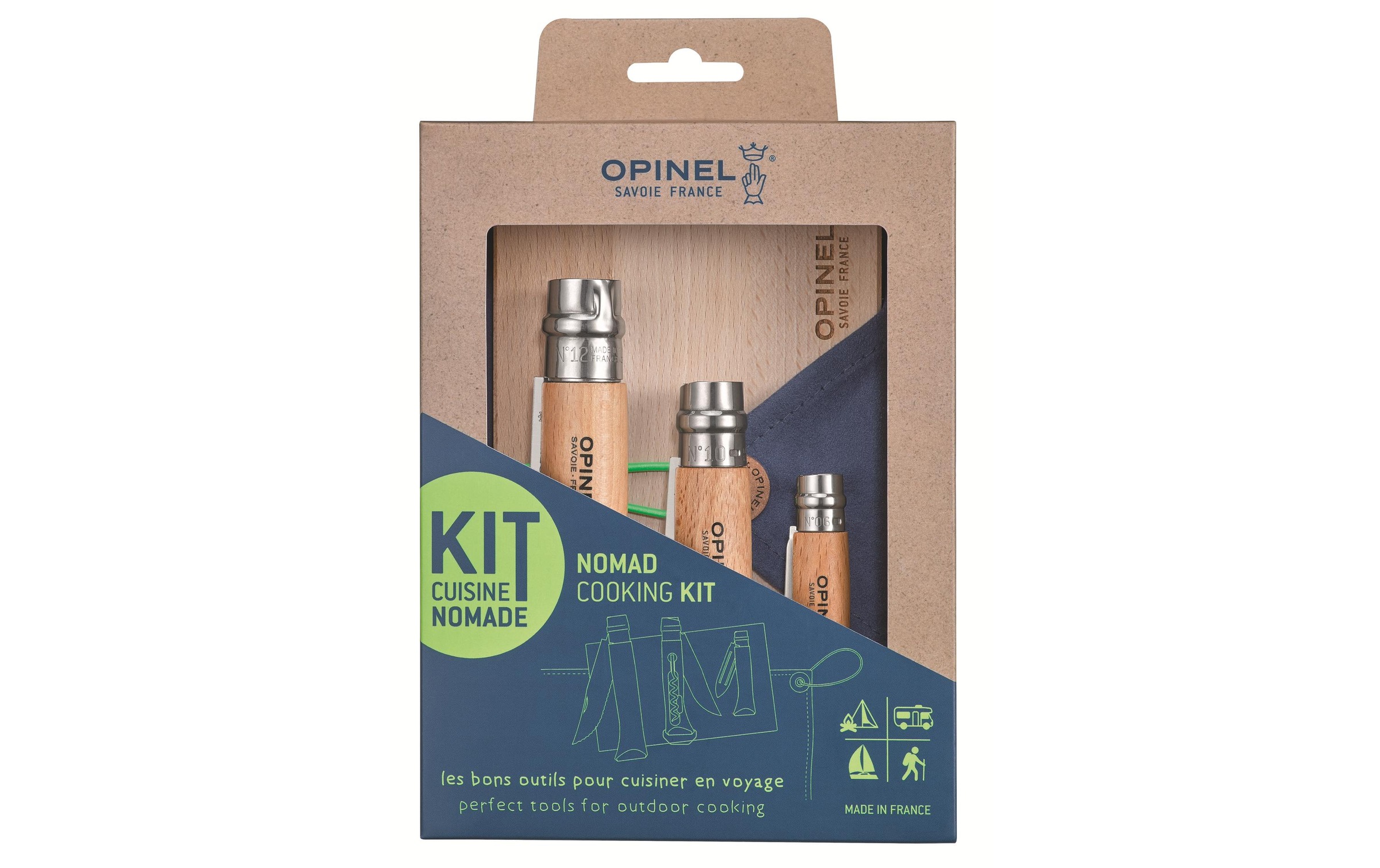 Image of Kochtopf "opinel Nomad Cooking Kit" Edelstahl