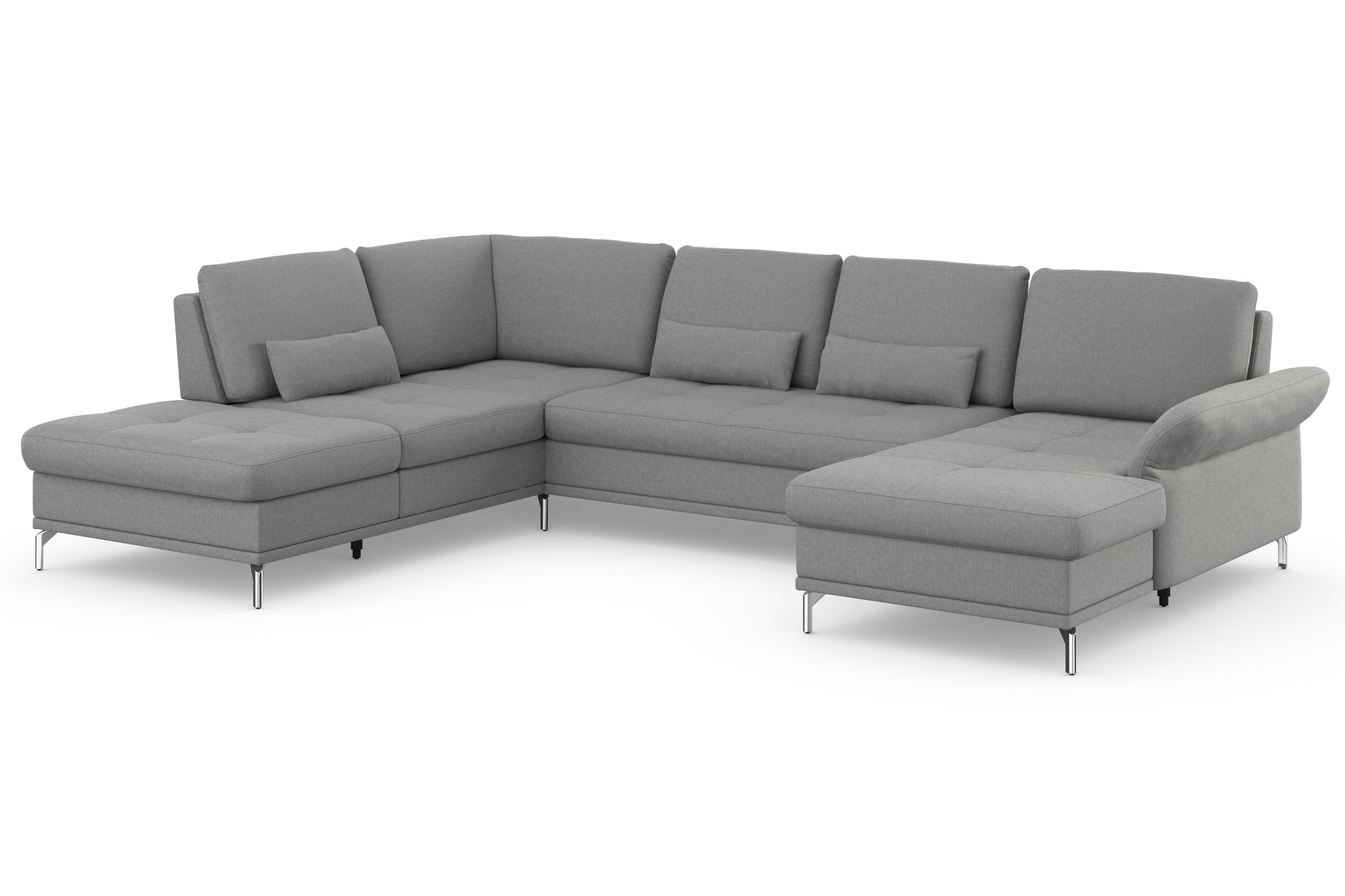 INOSIGN Wohnlandschaft »Palm Beach U-Form« Federkern, mit Sitztiefenverstellung, wahlweise mit Bettfunktion