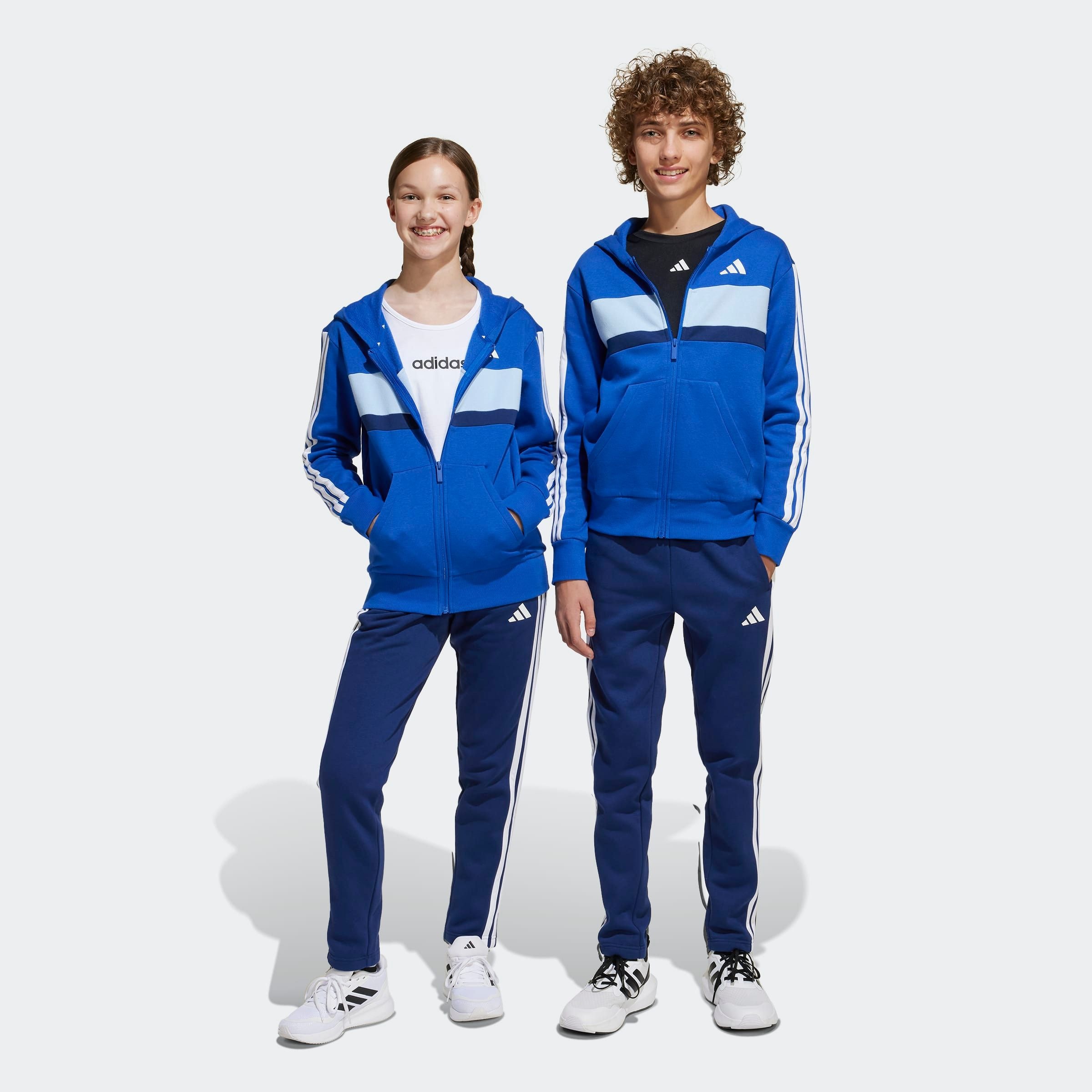 adidas Sportswear Trainingsanzug »J 3S TIB FL TS«, (2 tlg.)