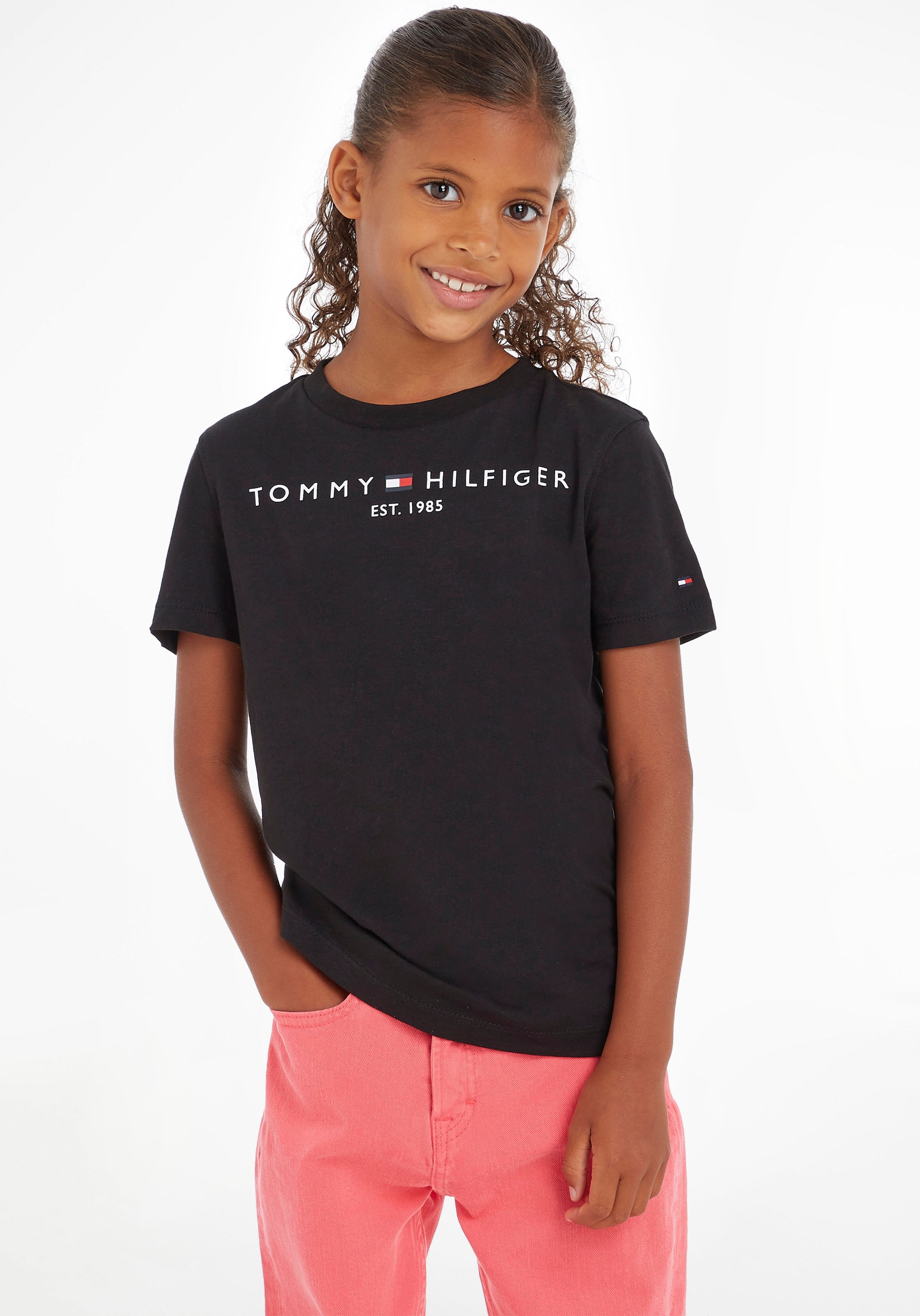 Modische Tommy MiniMe,für Mindestbestellwert T-Shirt Kids »ESSENTIAL Junior Jungen kaufen TEE«, Kinder Hilfiger ohne