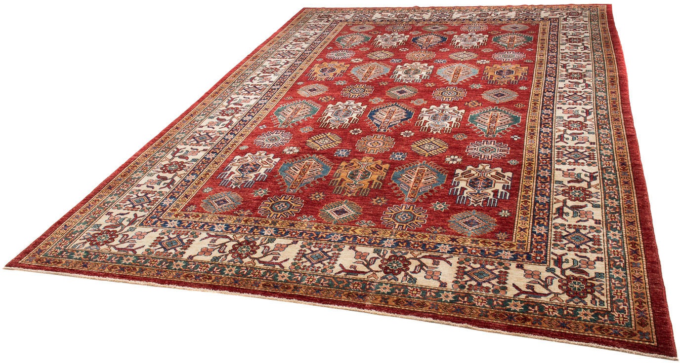 Image of morgenland Orientteppich »Ziegler - Kazak - 289 x 211 cm - dunkelrot«, rechteckig, 6 mm Höhe, Wohnzimmer, Handgeknüpft, Einzelstück mit Zertifikat bei Ackermann Versand Schweiz