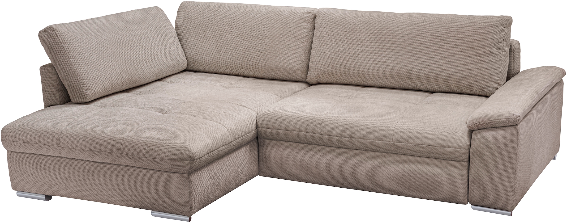 exxpo - sofa fashion Ecksofa »Casa Grande inkl. Bettfunktion, Bettkasten, OTTOs Choice, bequem«, L-Form, guter Sitzkomfort, grosse Liegefläche