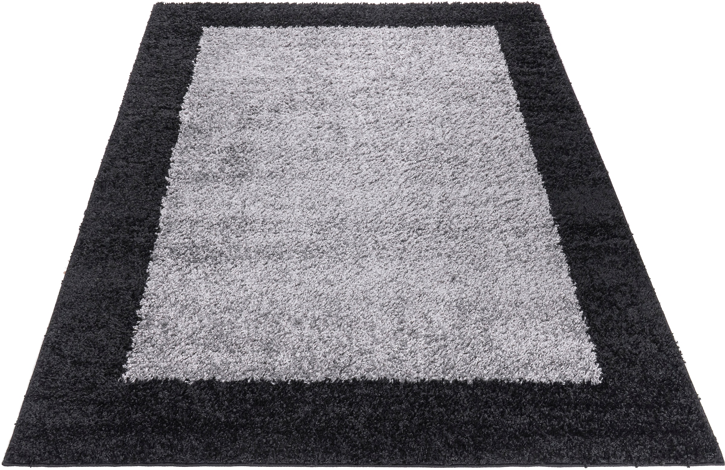 GOODproduct Hochflor-Teppich »Liams« rechteckig 30 mm Höhe mit Bordüre, besonders weich und kuschelig, Wohnzimmer, Schlafzimmer