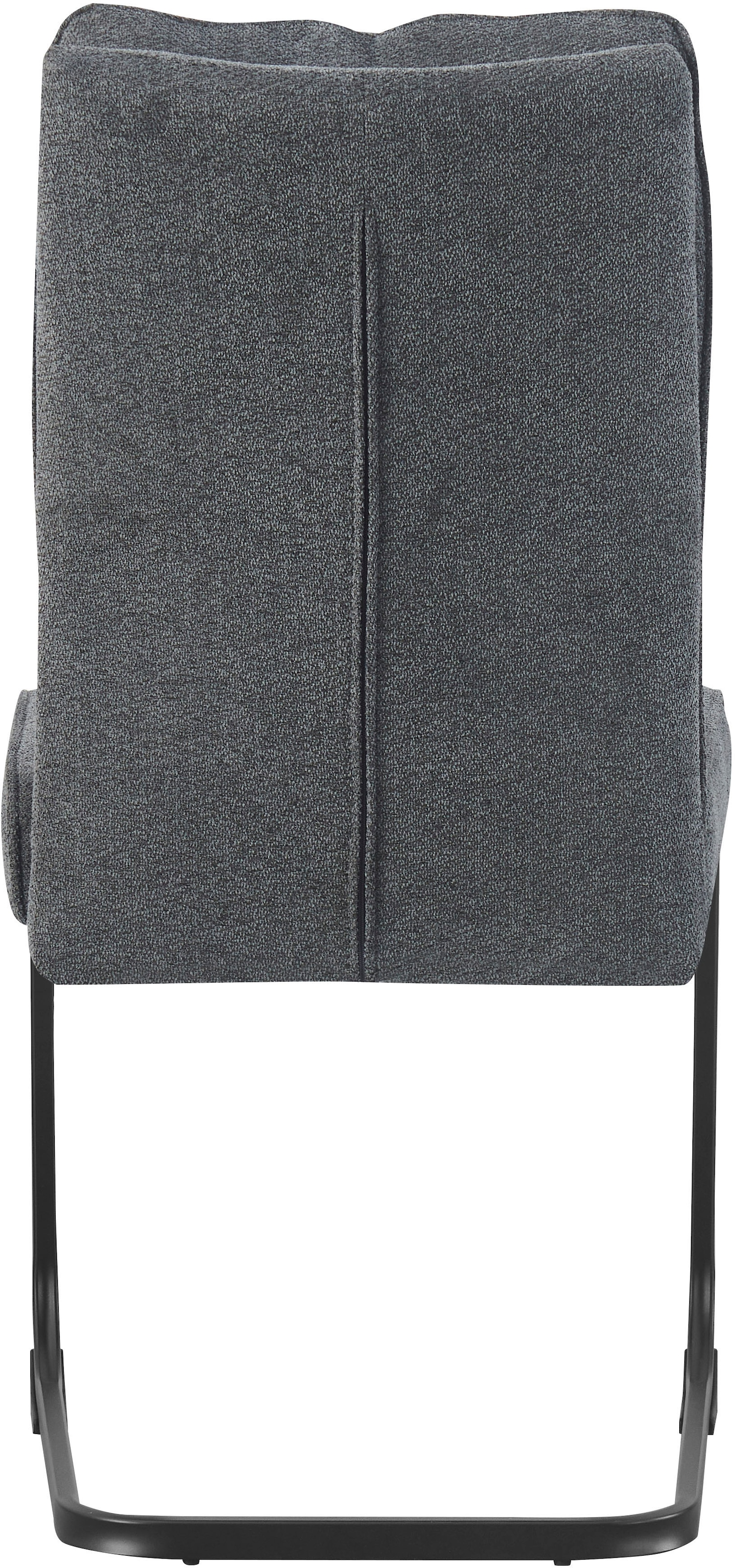 Home affaire Esszimmerstuhl »BARRIE, 2er Set, mit Metallgestell in matt schwarz« (Set) 2 Stk.in verschiedenen Farben, Belsatbarkeit pro Stuhl 120 kg, mit Armlehne