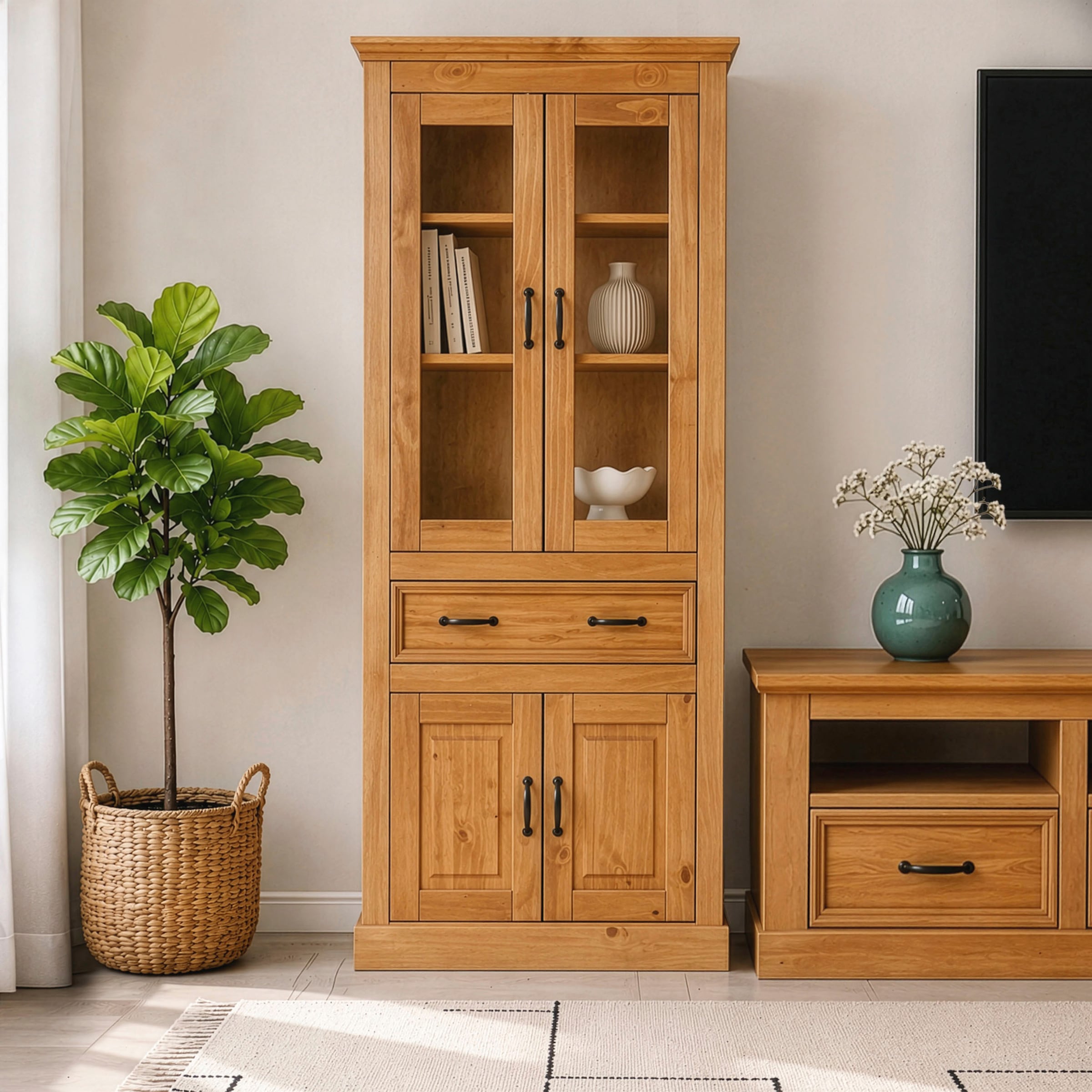 GOODproduct Vitrines »Selma« hauteur 180 cm (2 portes)