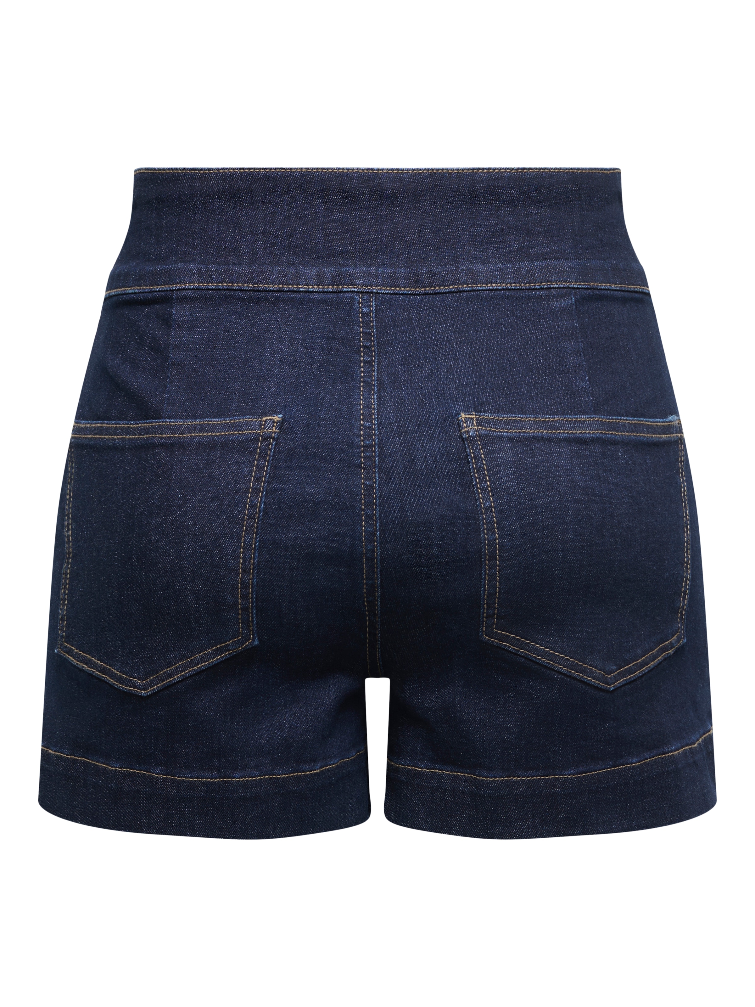 ONLY Short en jean »ONLEMILIA HW GOLD BUT DNM SHORTS NOOS« mélange de matières, coupe régulière, taille haute