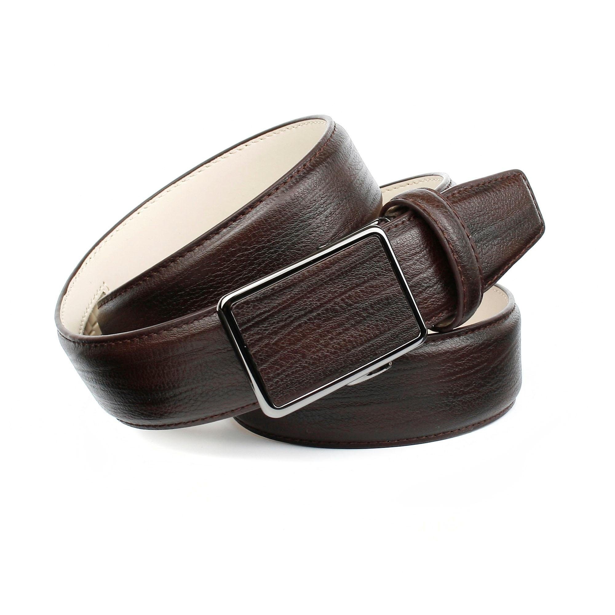 Image of Anthoni Crown Ledergürtel, Perfekte Eleganz in Mocca für Anzüge und Jeans bei Ackermann Versand Schweiz