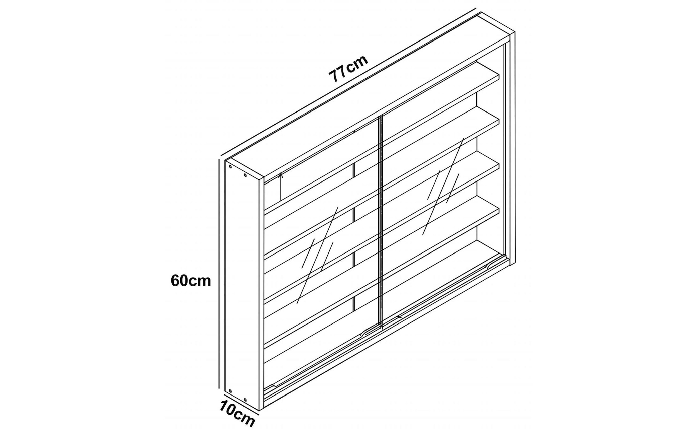 VCM Vitrines »Agisa L 77 x 60 cm«
