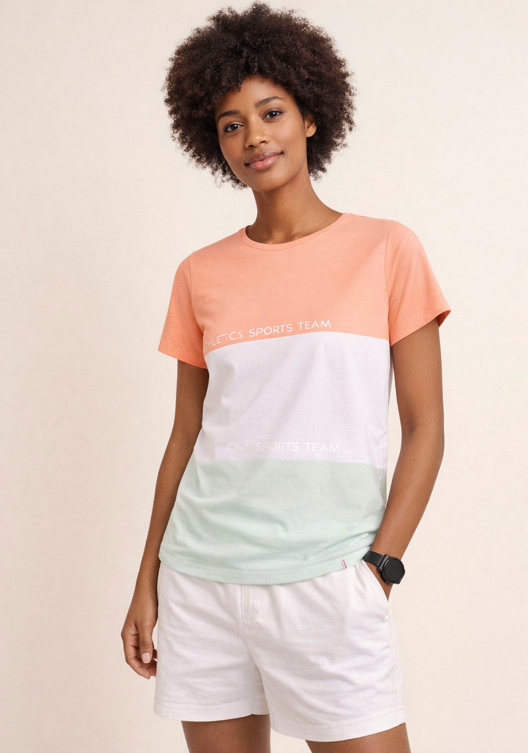 Image of KangaROOS T-Shirt im Colorblock-Design